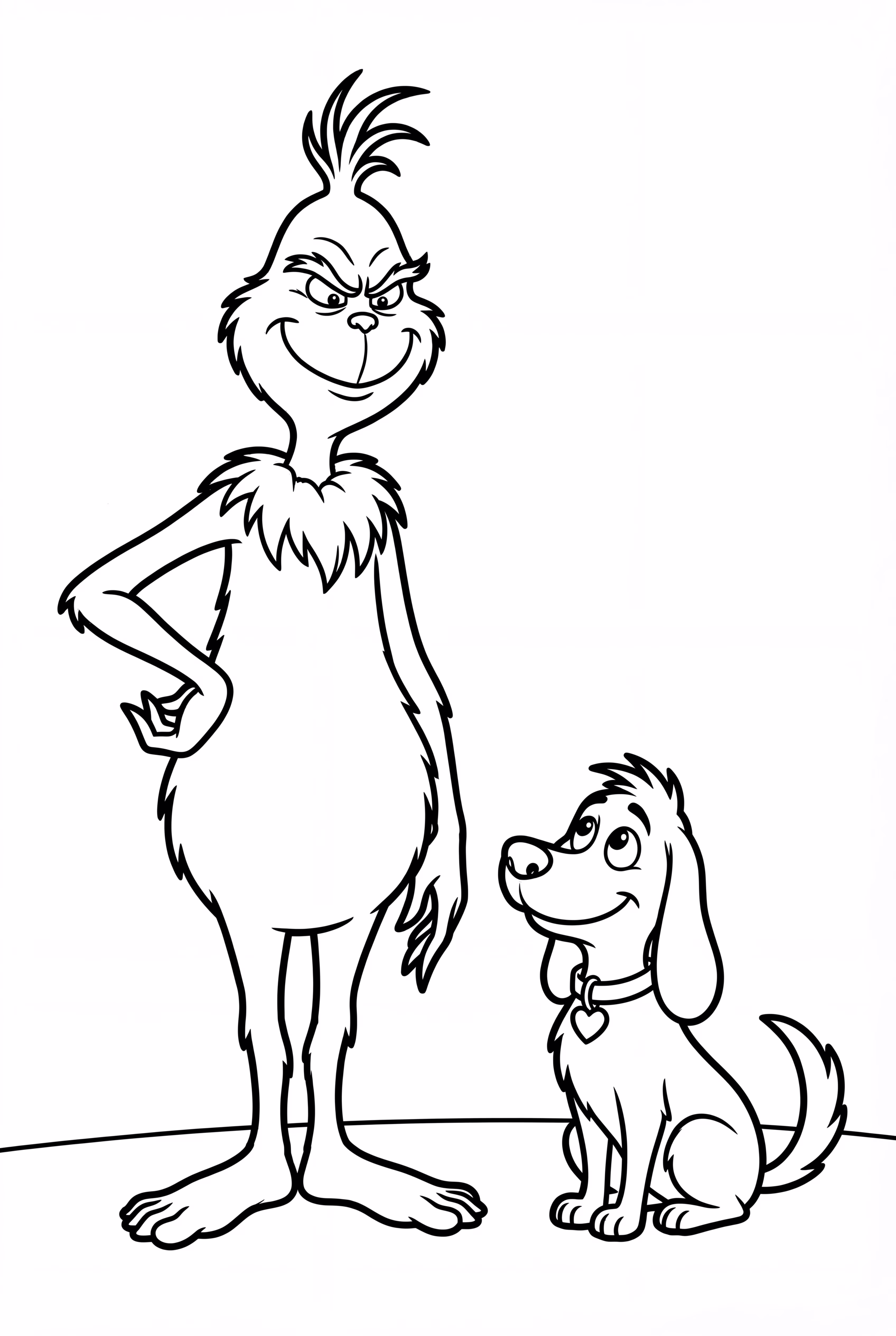 The Grinch with his dog Max