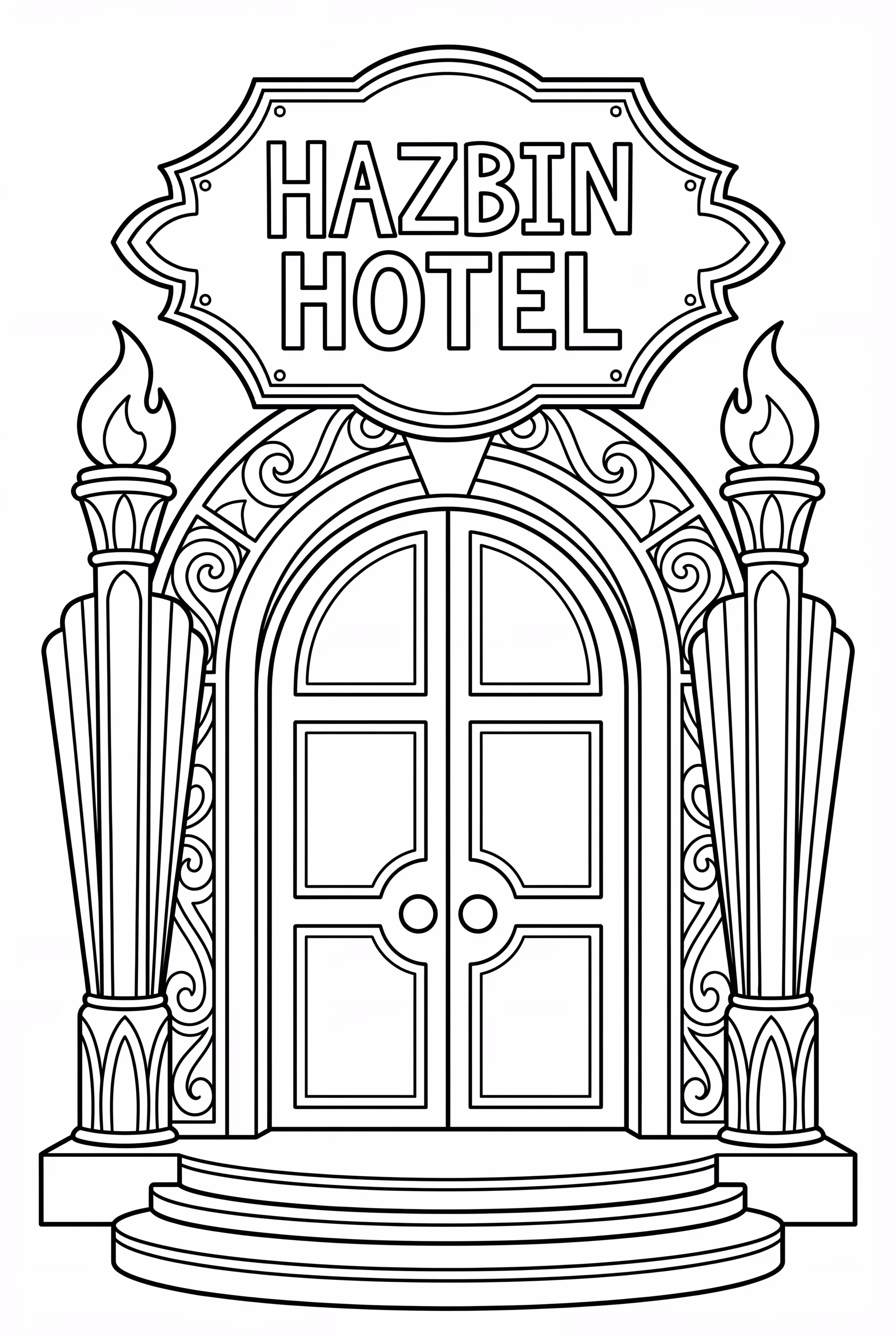 The Hazbin Hotel Front Door