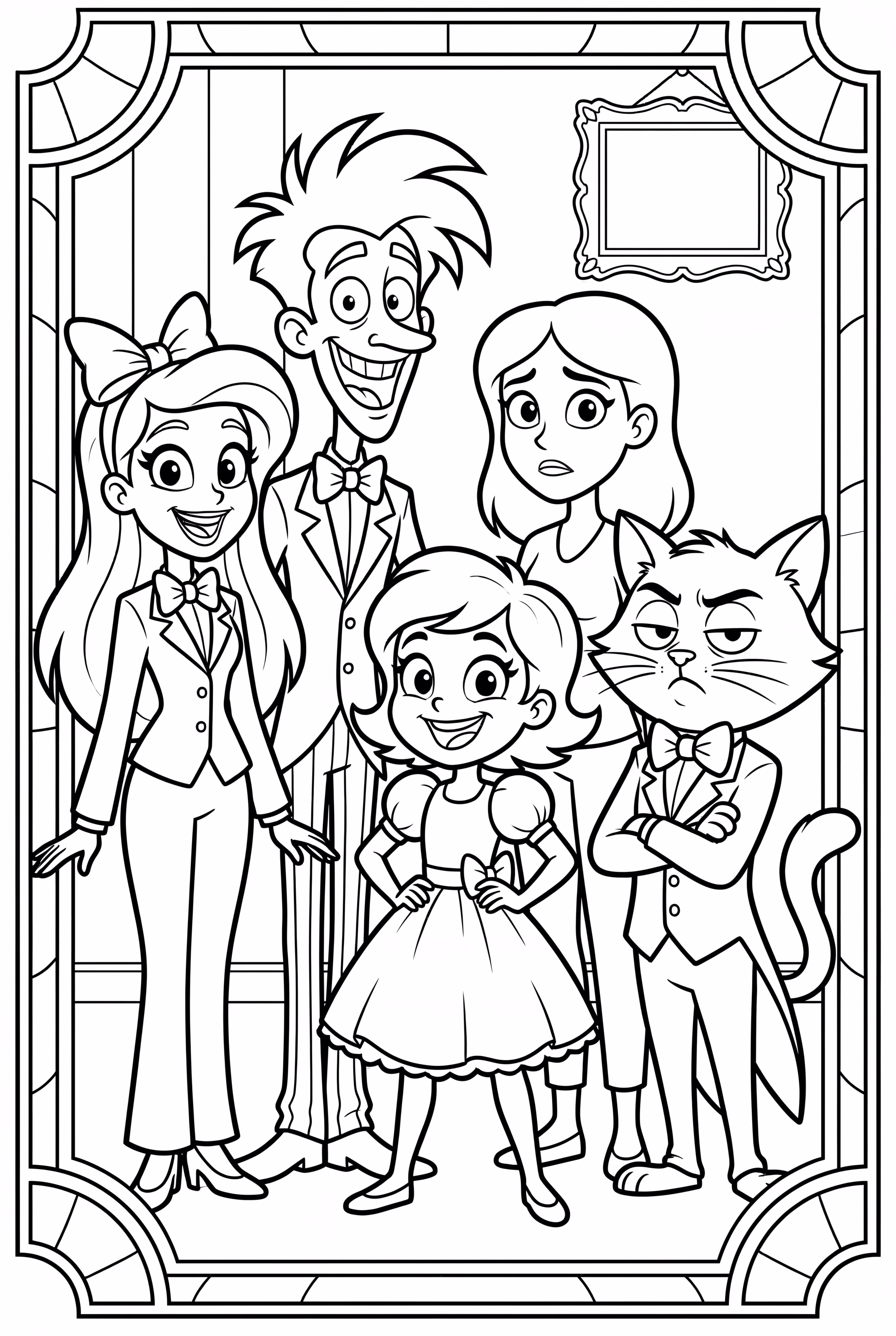 Foto de grupo del personal de Hazbin Hotel