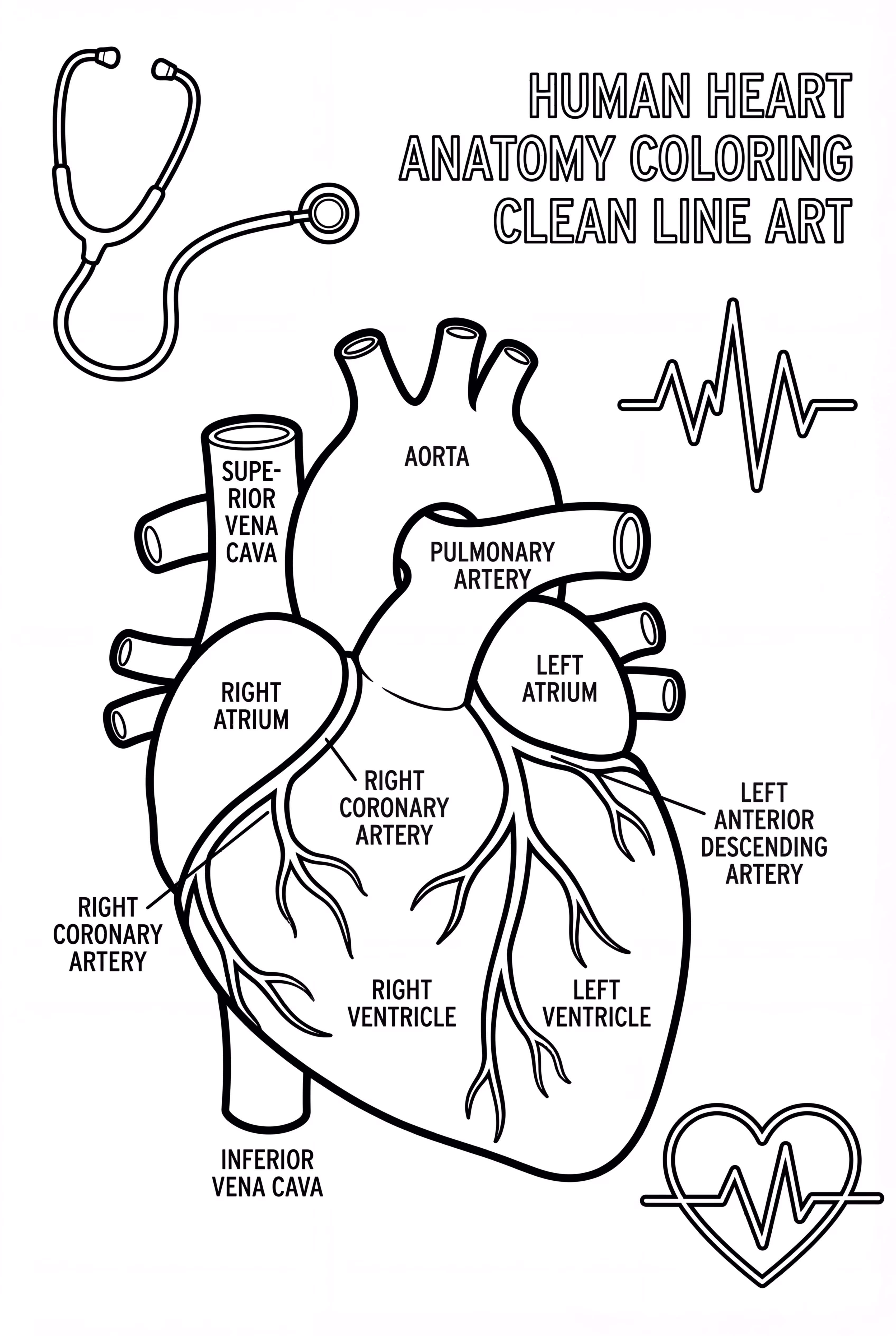 Anatomia do Coração Humano