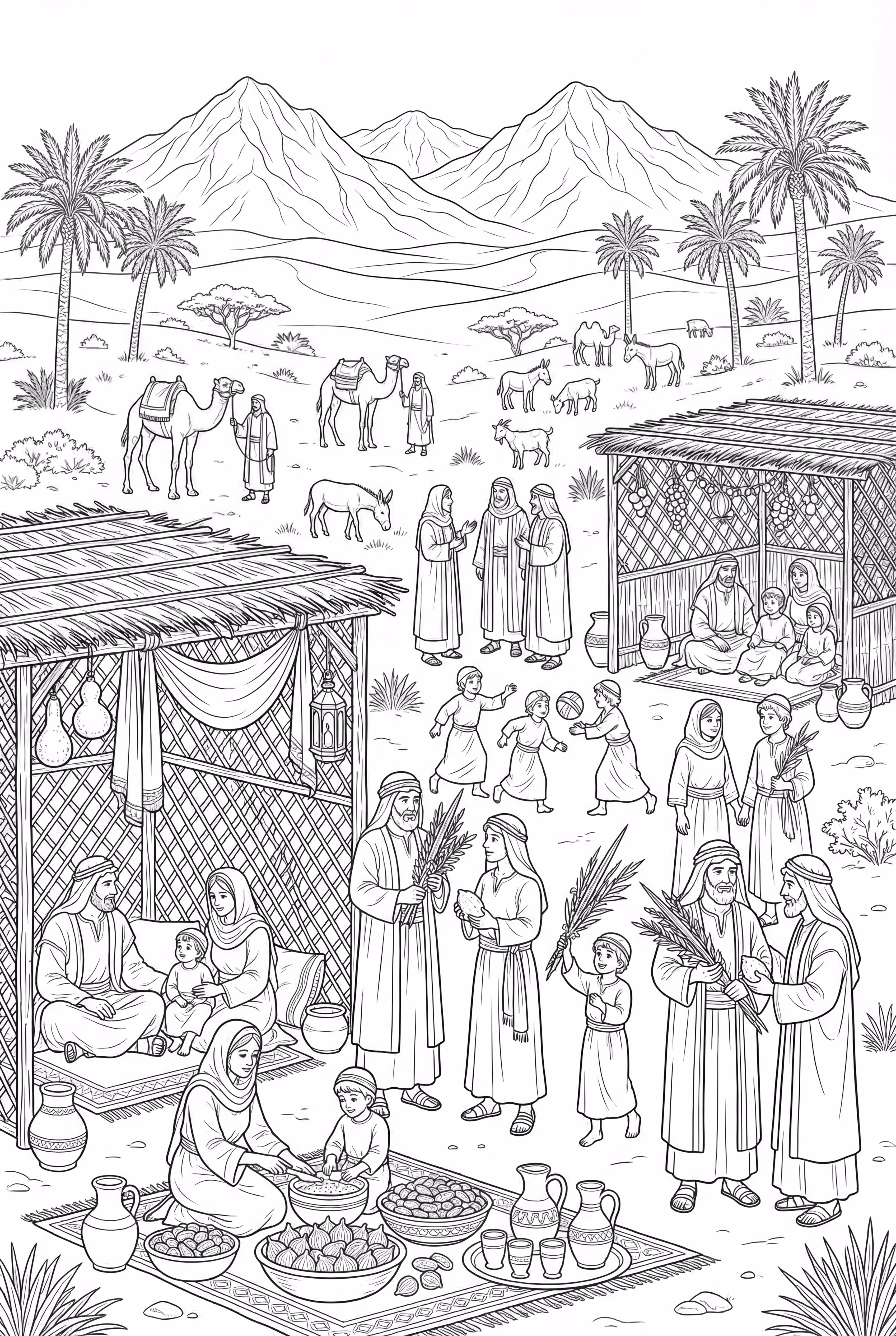 Los Sukkot de los israelitas en el desierto