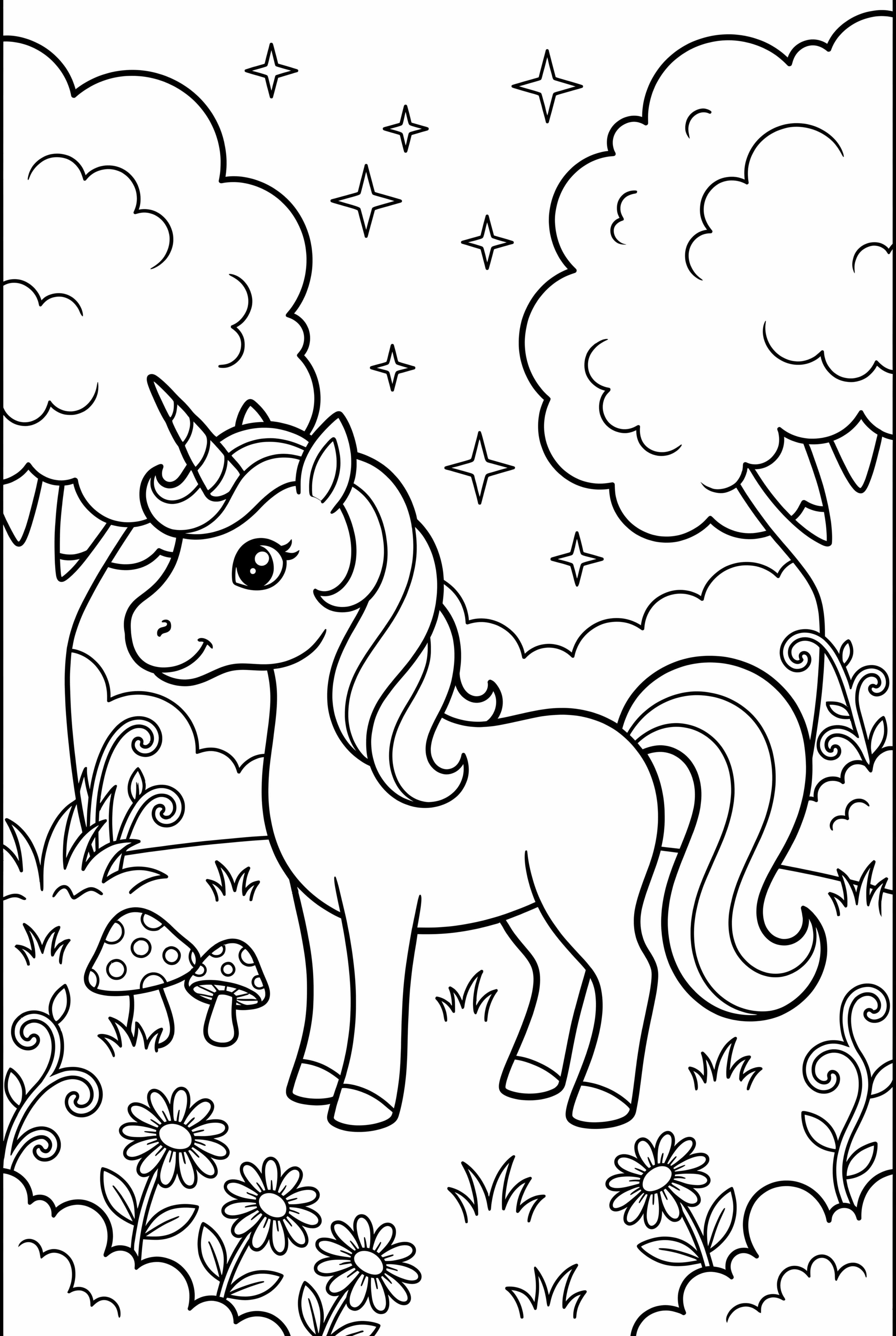 The Last Unicorn In Forgotten Forest