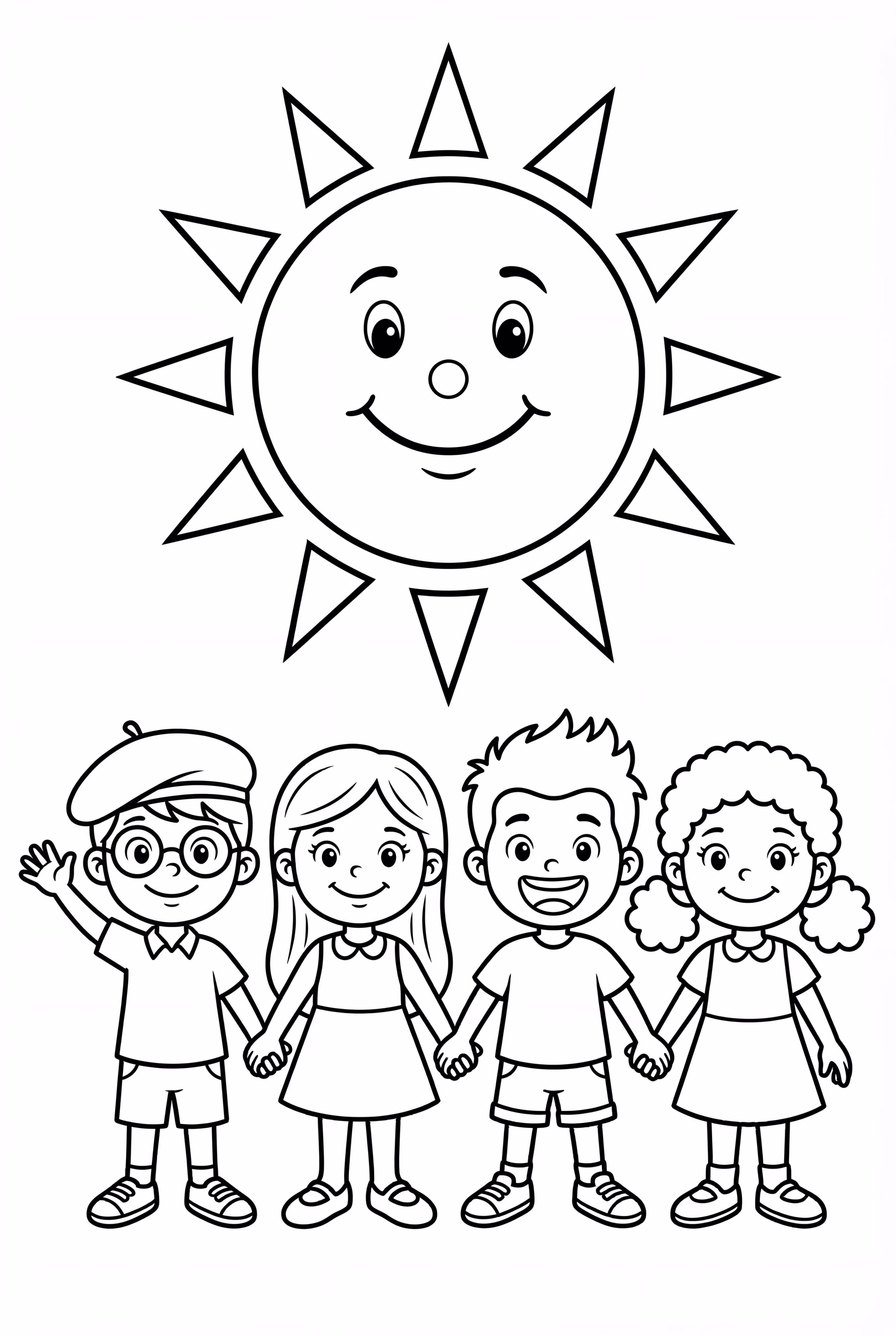 Les Petits Einstein et un Soleil Heureux