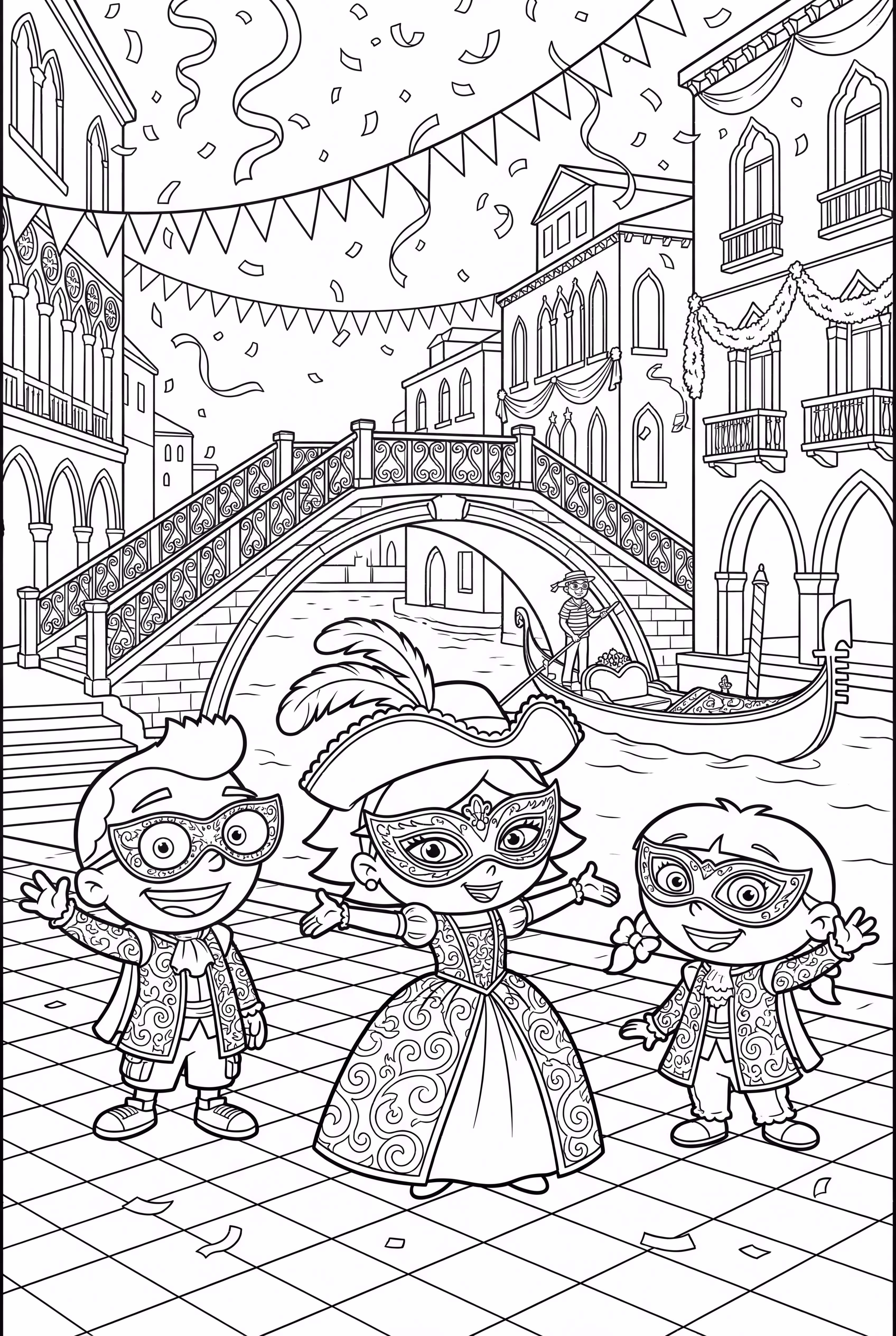 The Little Einsteins At The Carnival Of Venice