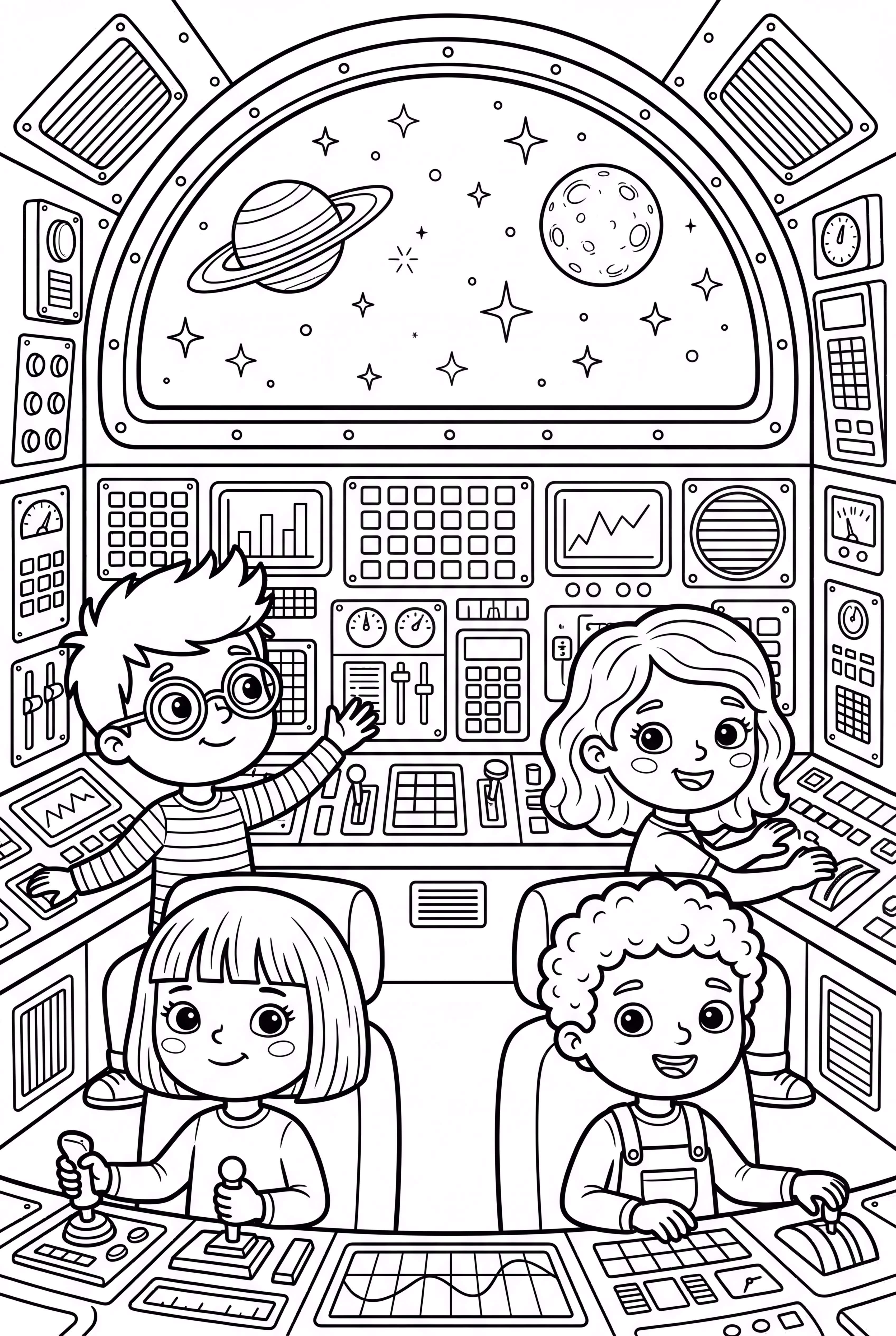 The Little Einsteins' Detailed Rocket Cockpit