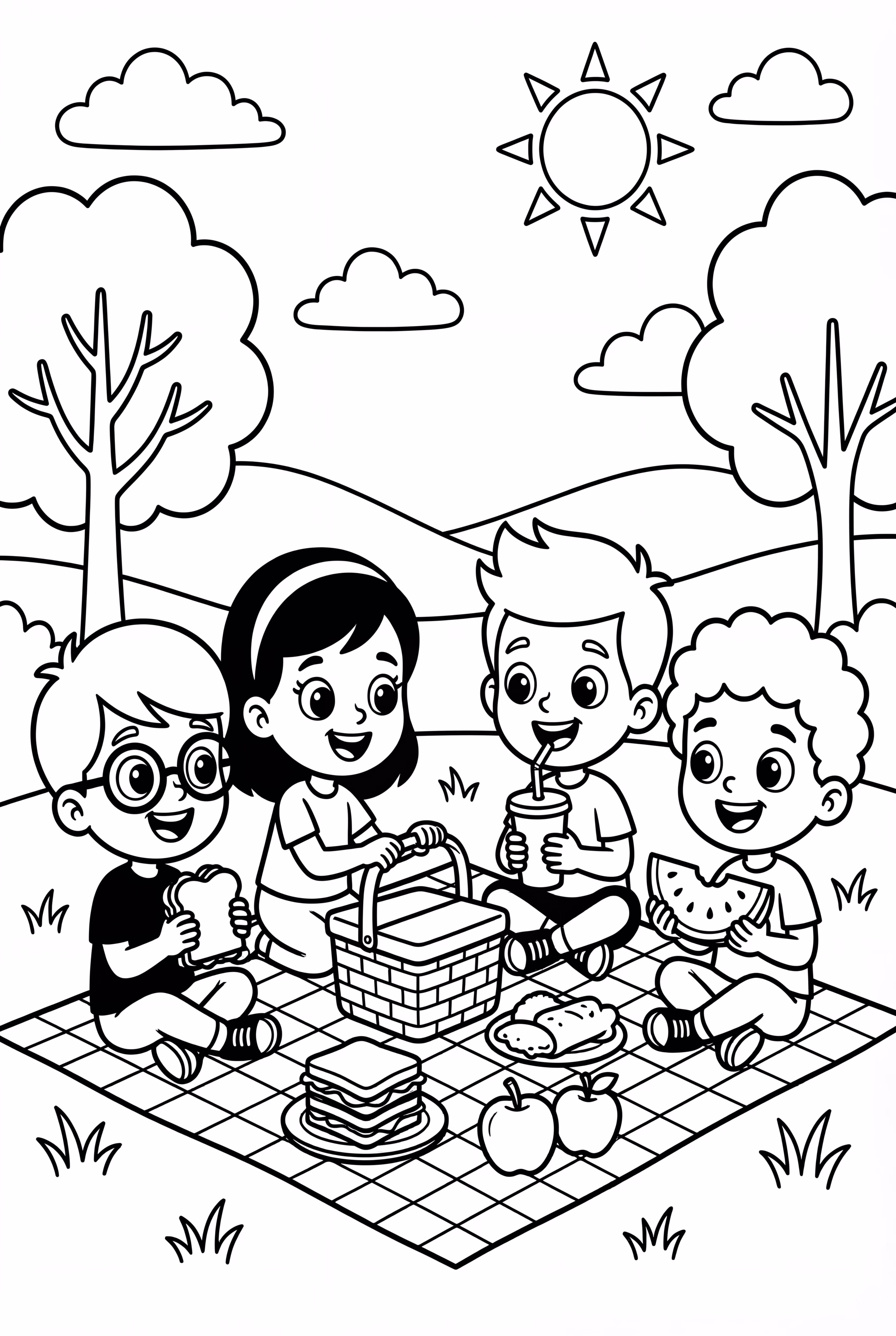 The Little Einsteins Having A Picnic Together