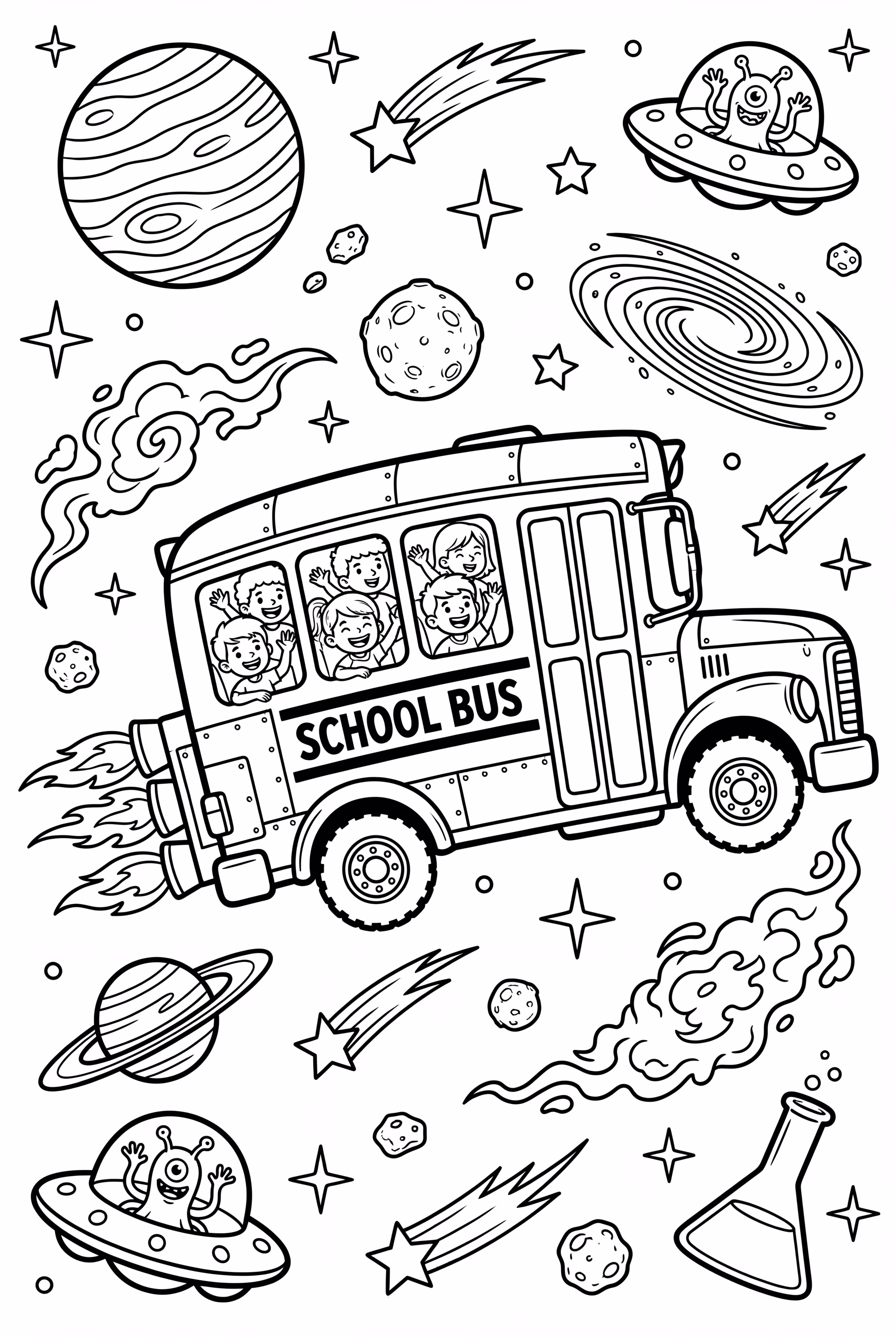 Der Zauberschulbus im Weltraum