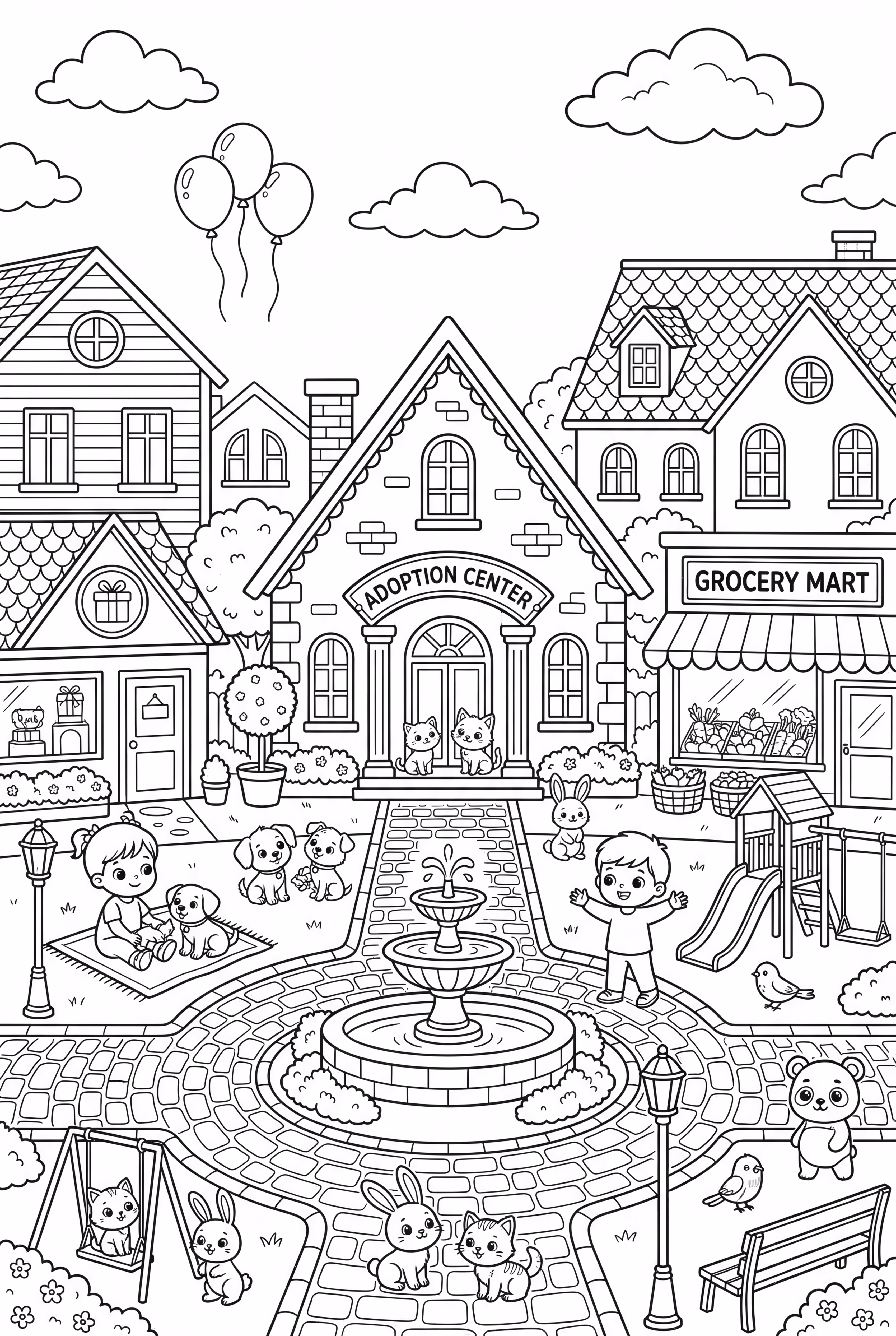 The Main Square Of Adopt Me Adoption Island