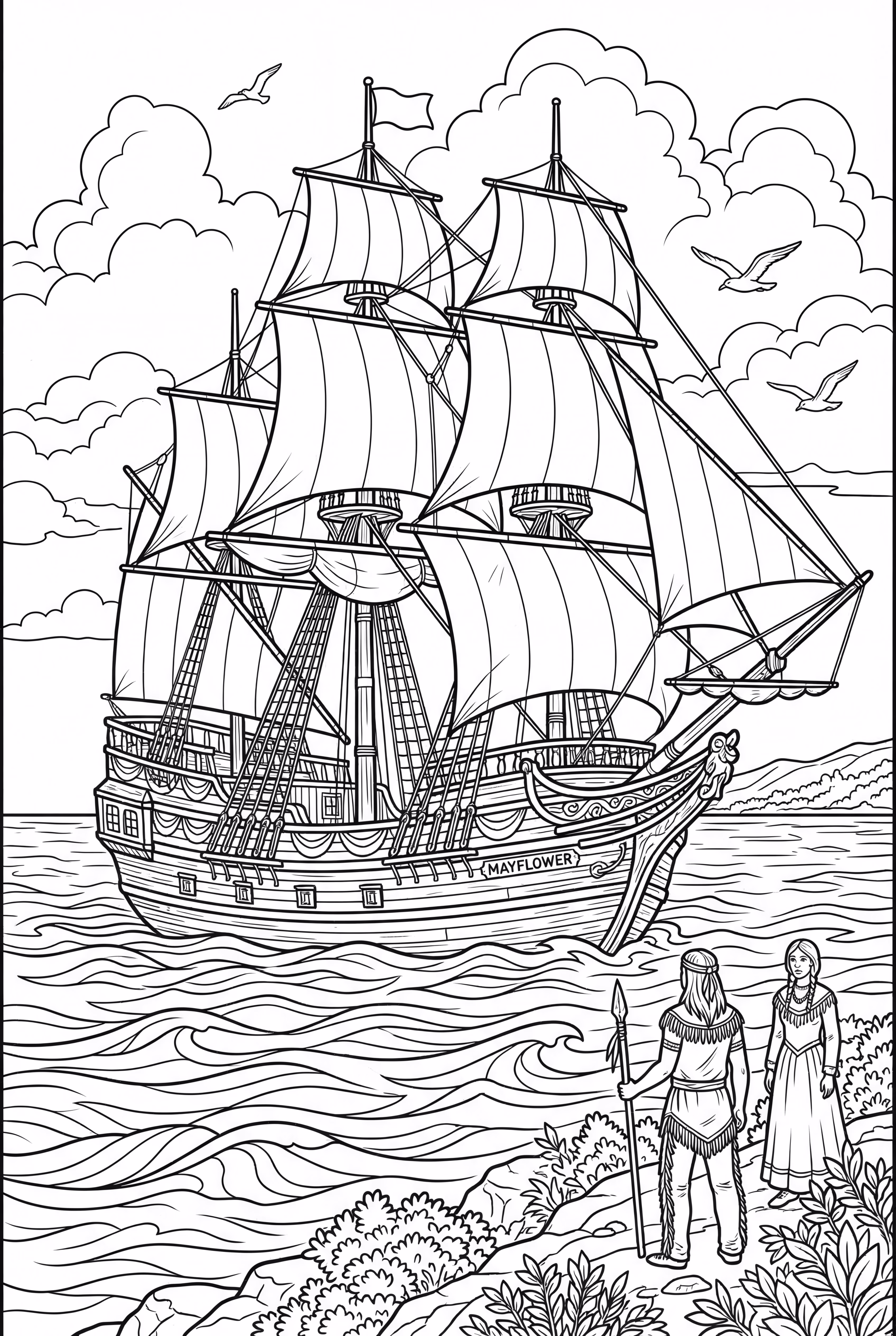 五月花号抵达感恩节