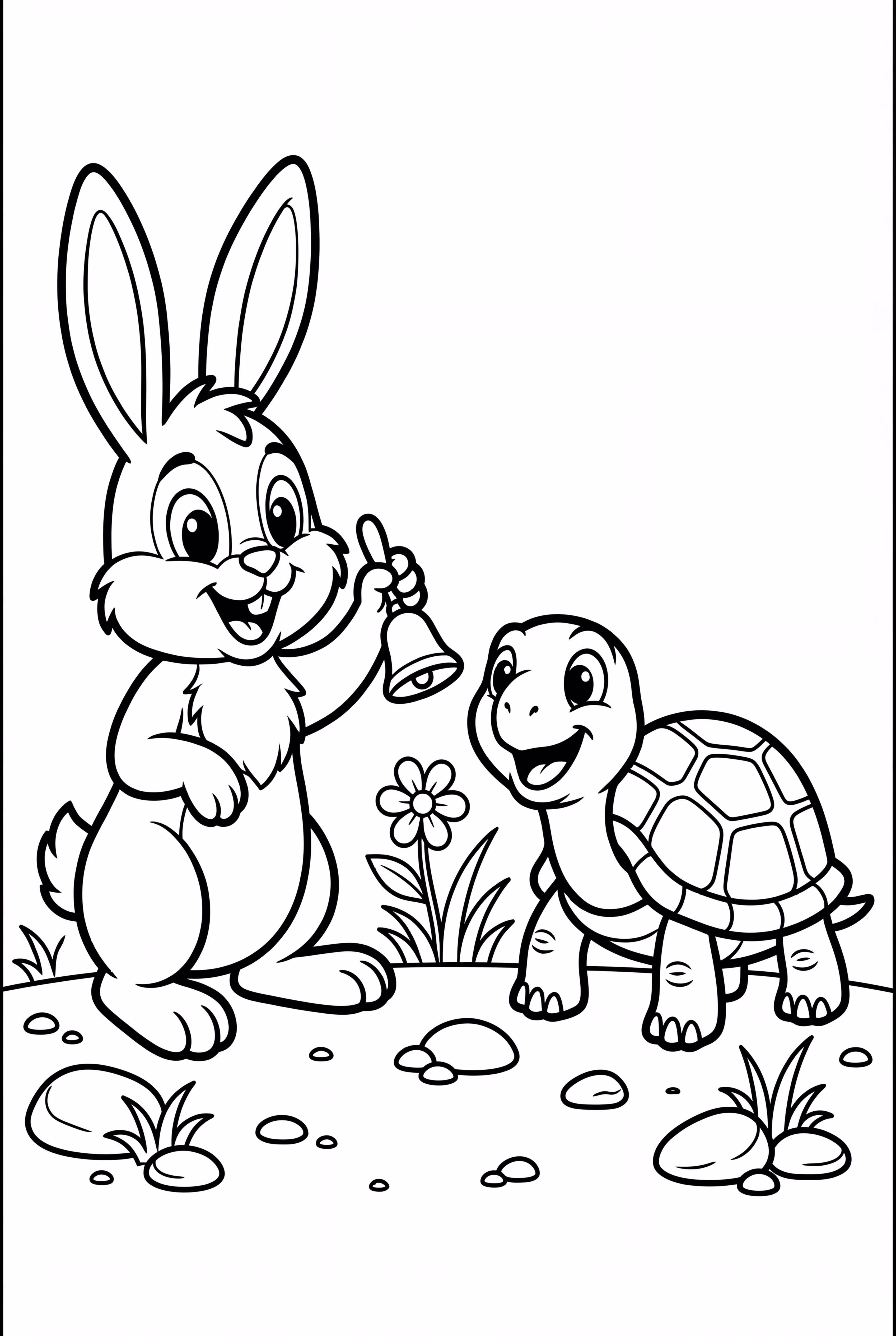 The race between hare and tortoise