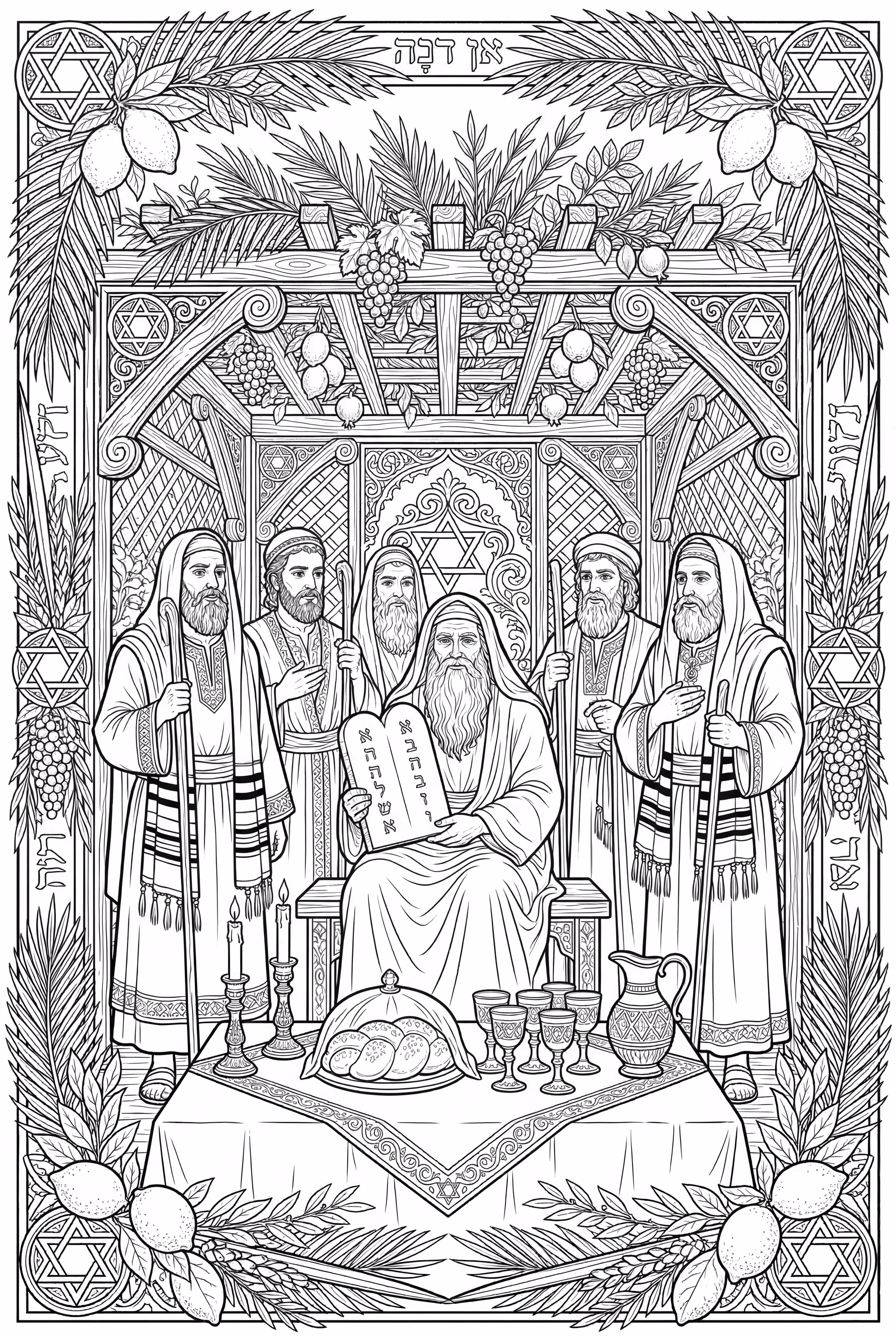 Los Siete Ushpizin Invitados de Sucot