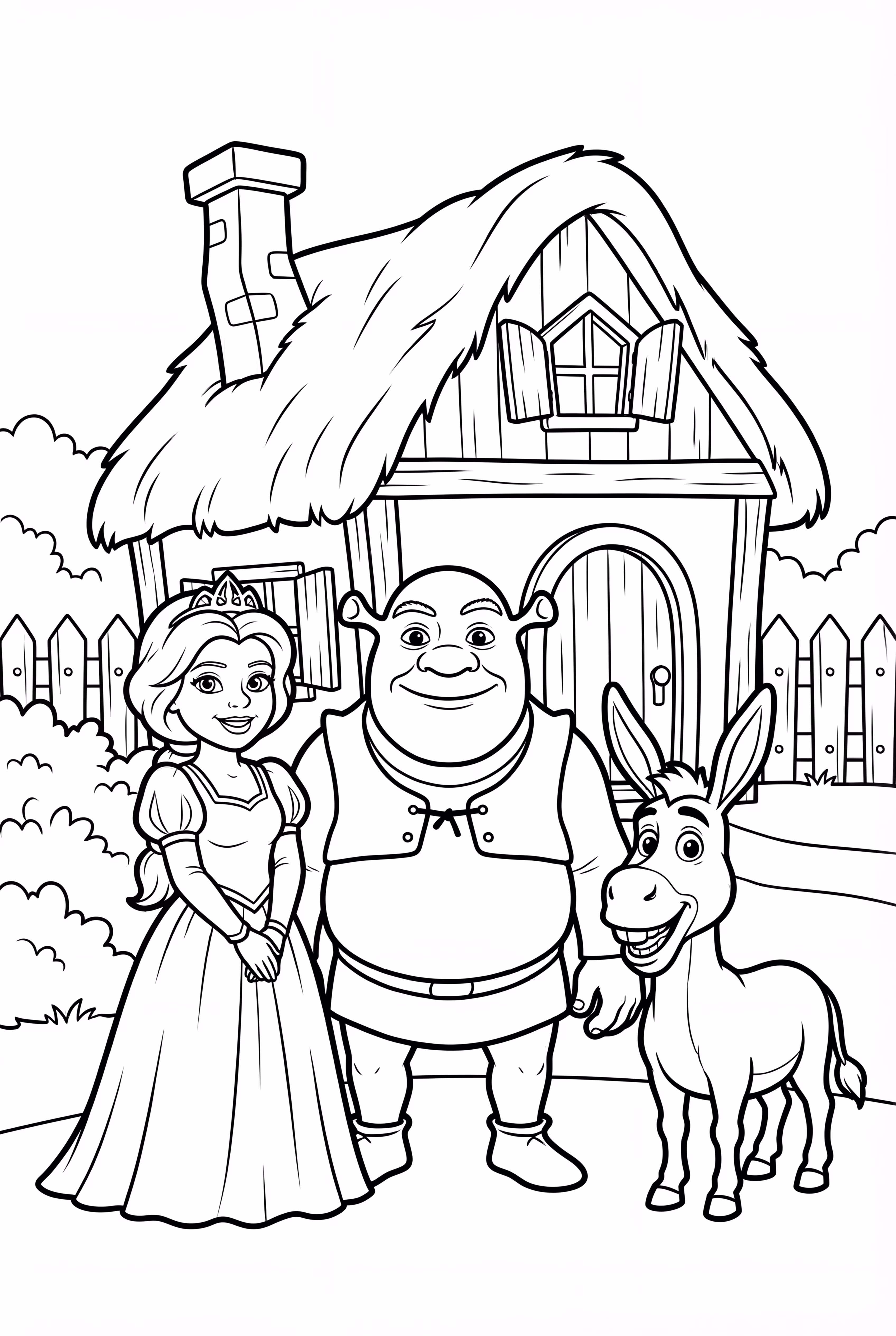 The Shrek Family Portrait