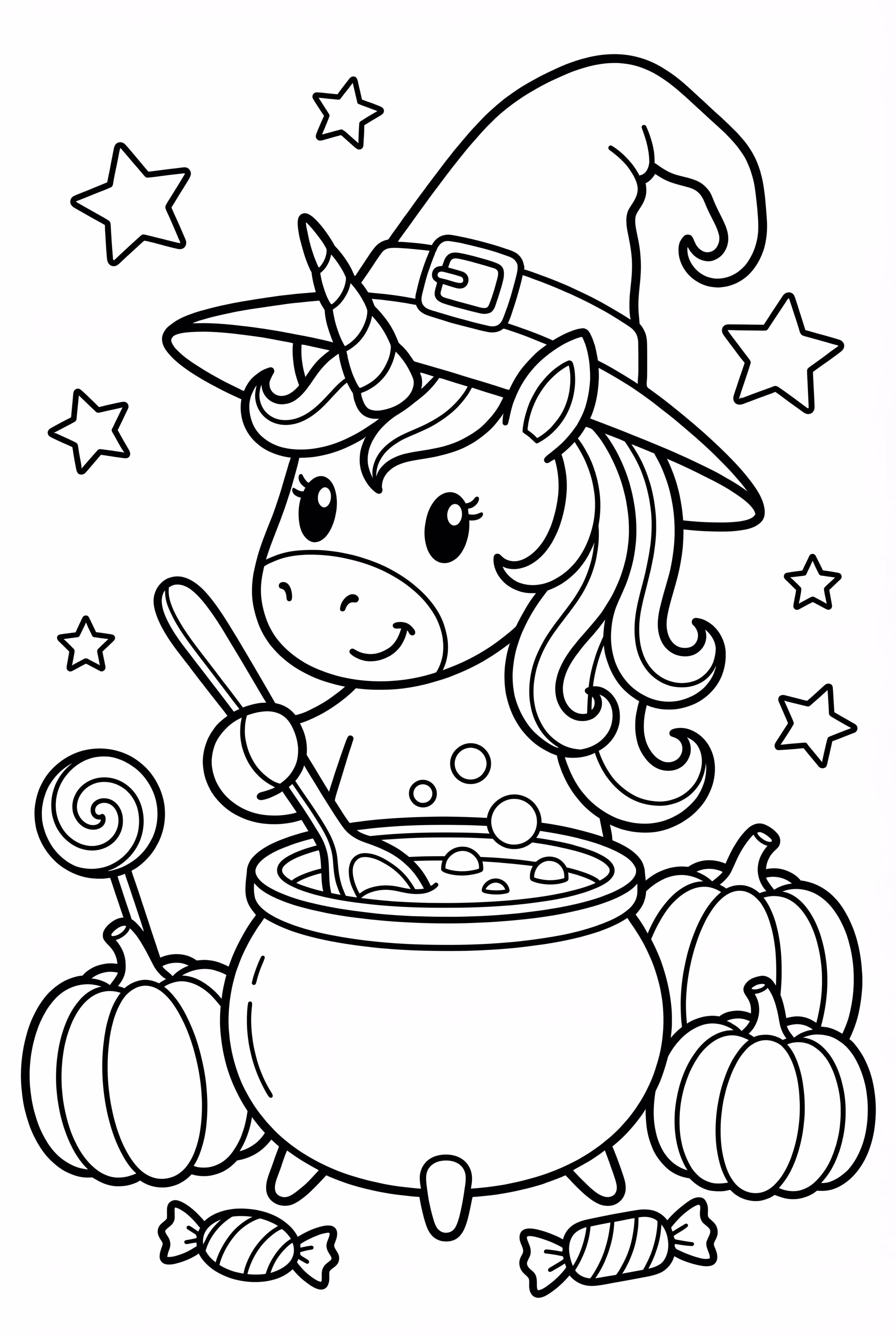 The Unicorn Halloween Witch's Potion