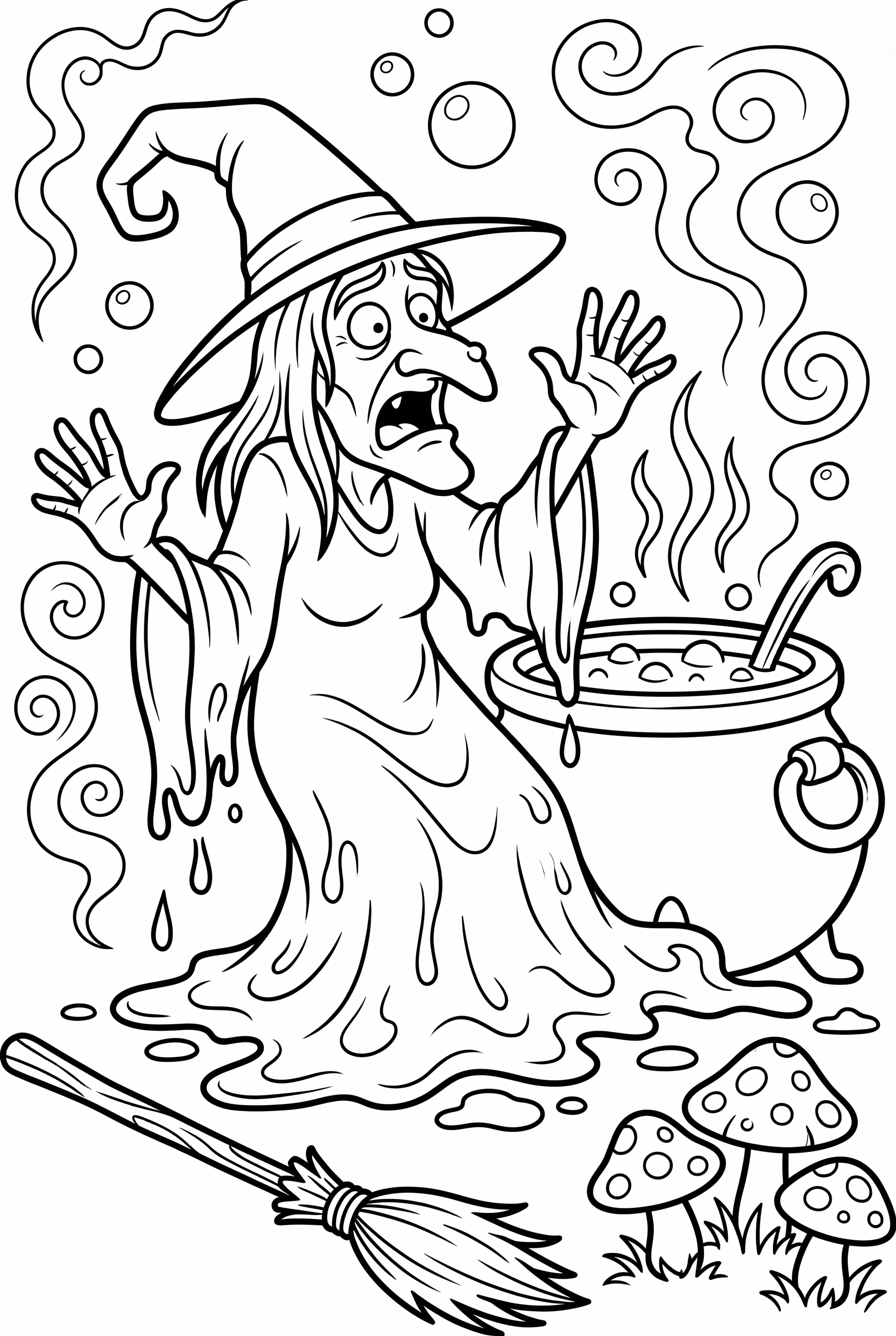 The Wicked Witch Melting Away