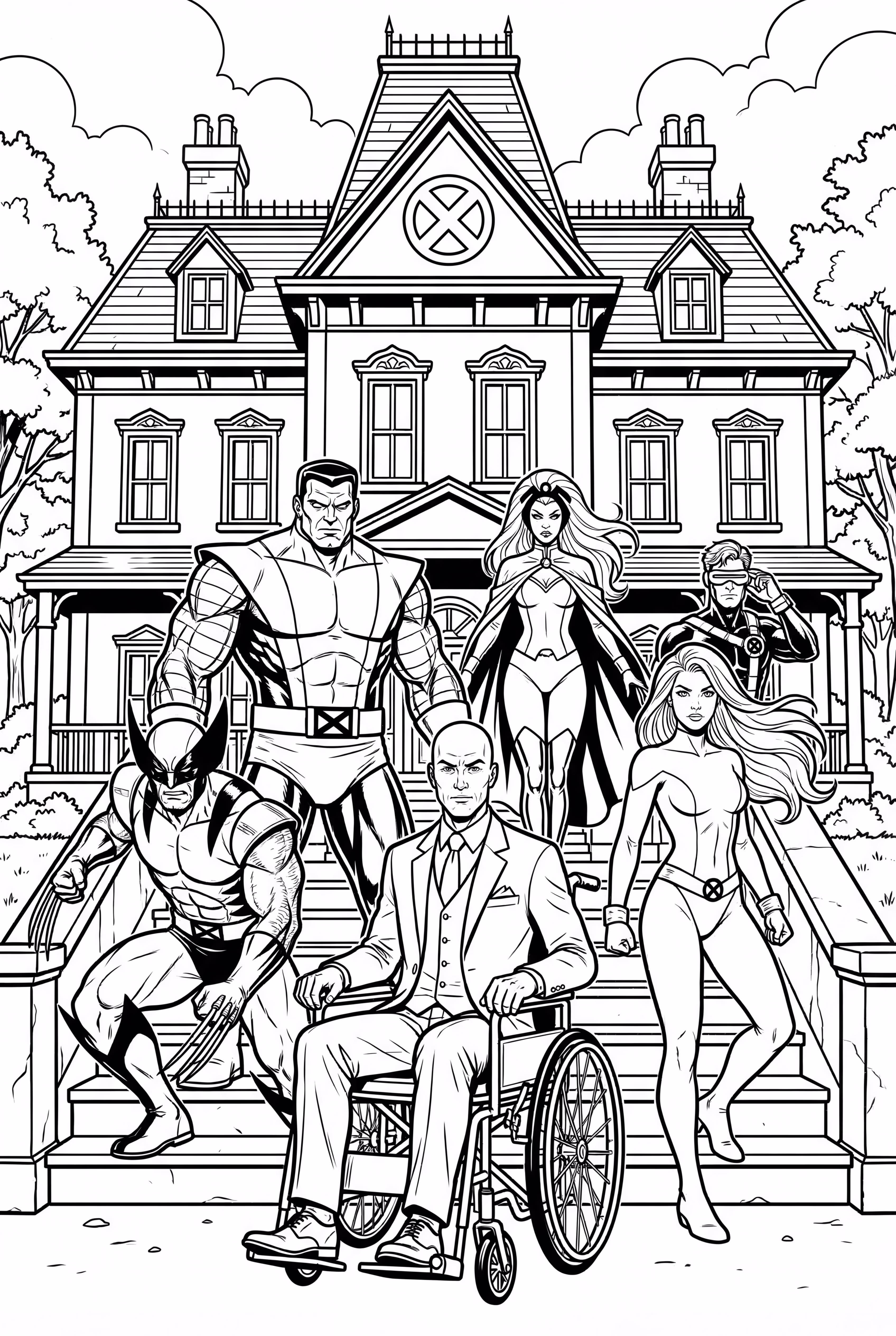 Los X-Men Frente a la Mansión X