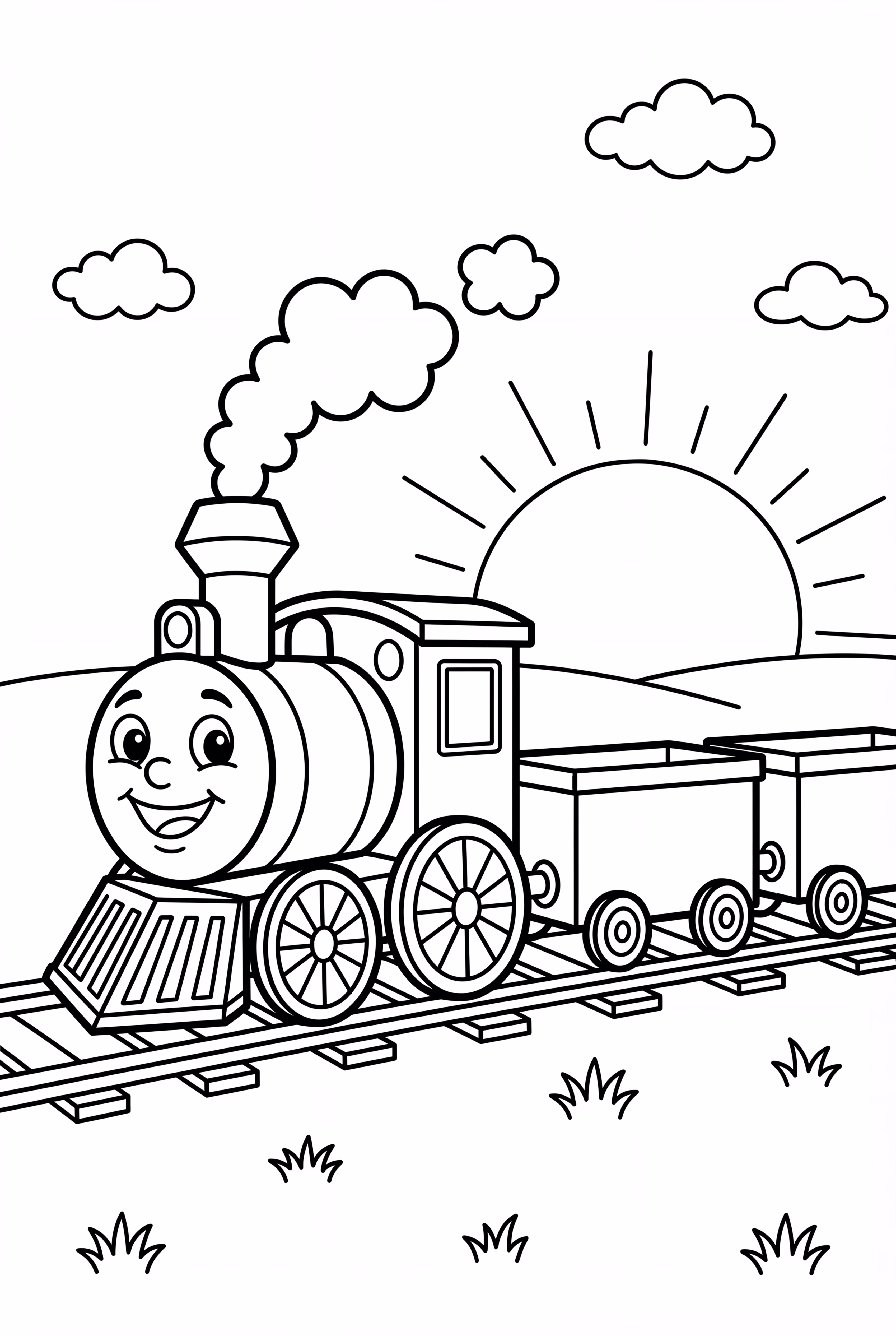 thomas the train helping friends in an adventure