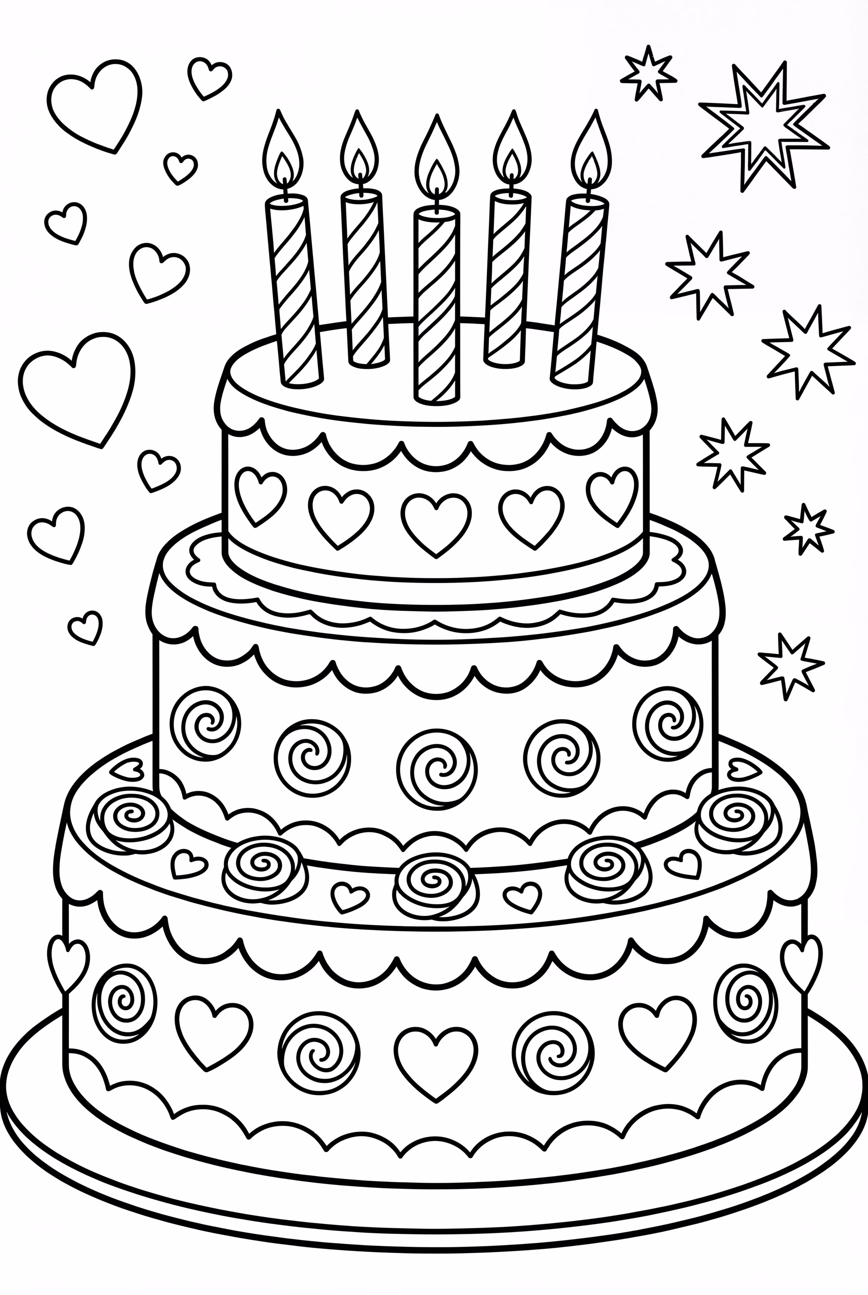 Three Layer Birthday Celebration