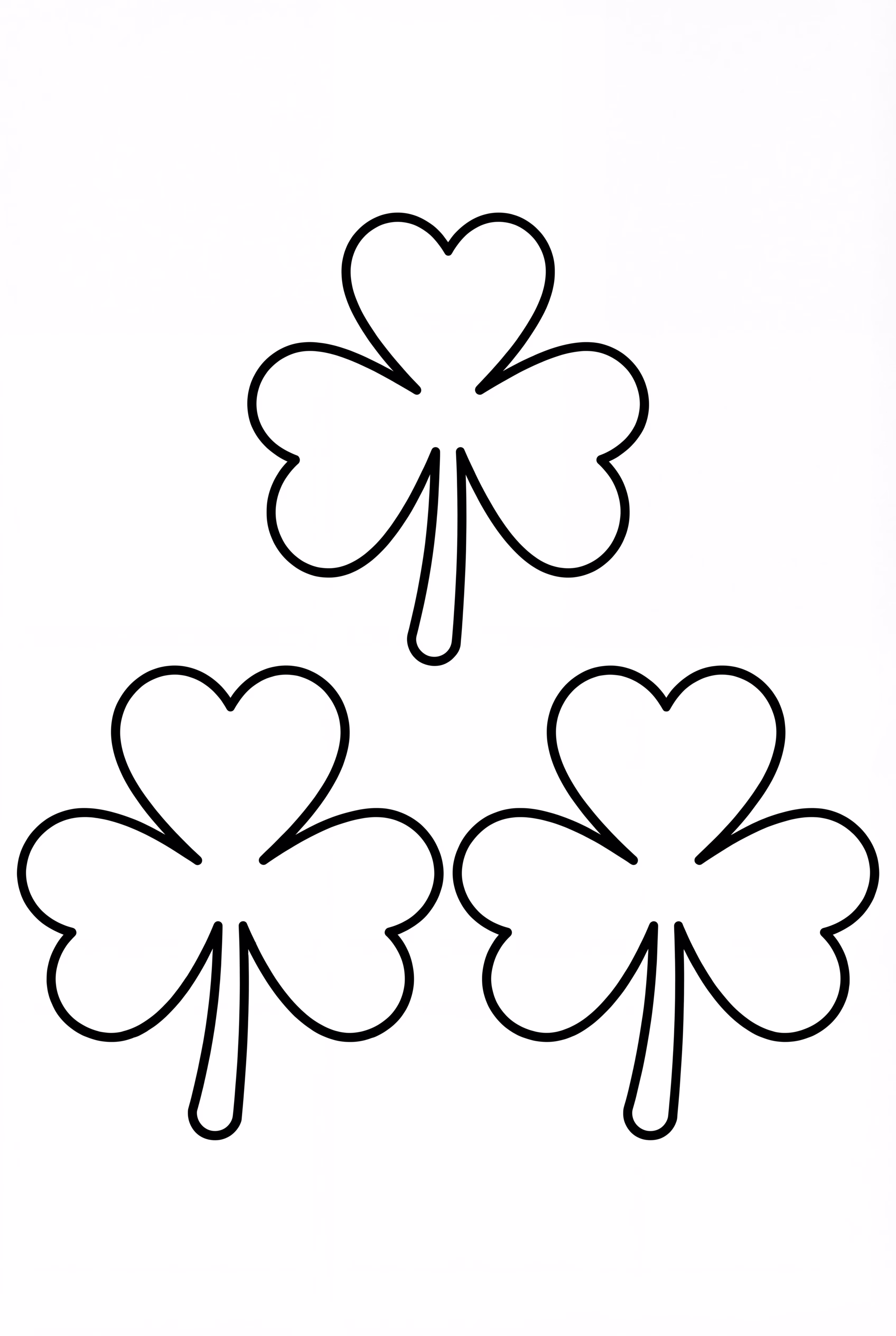 Three Simple Shamrocks