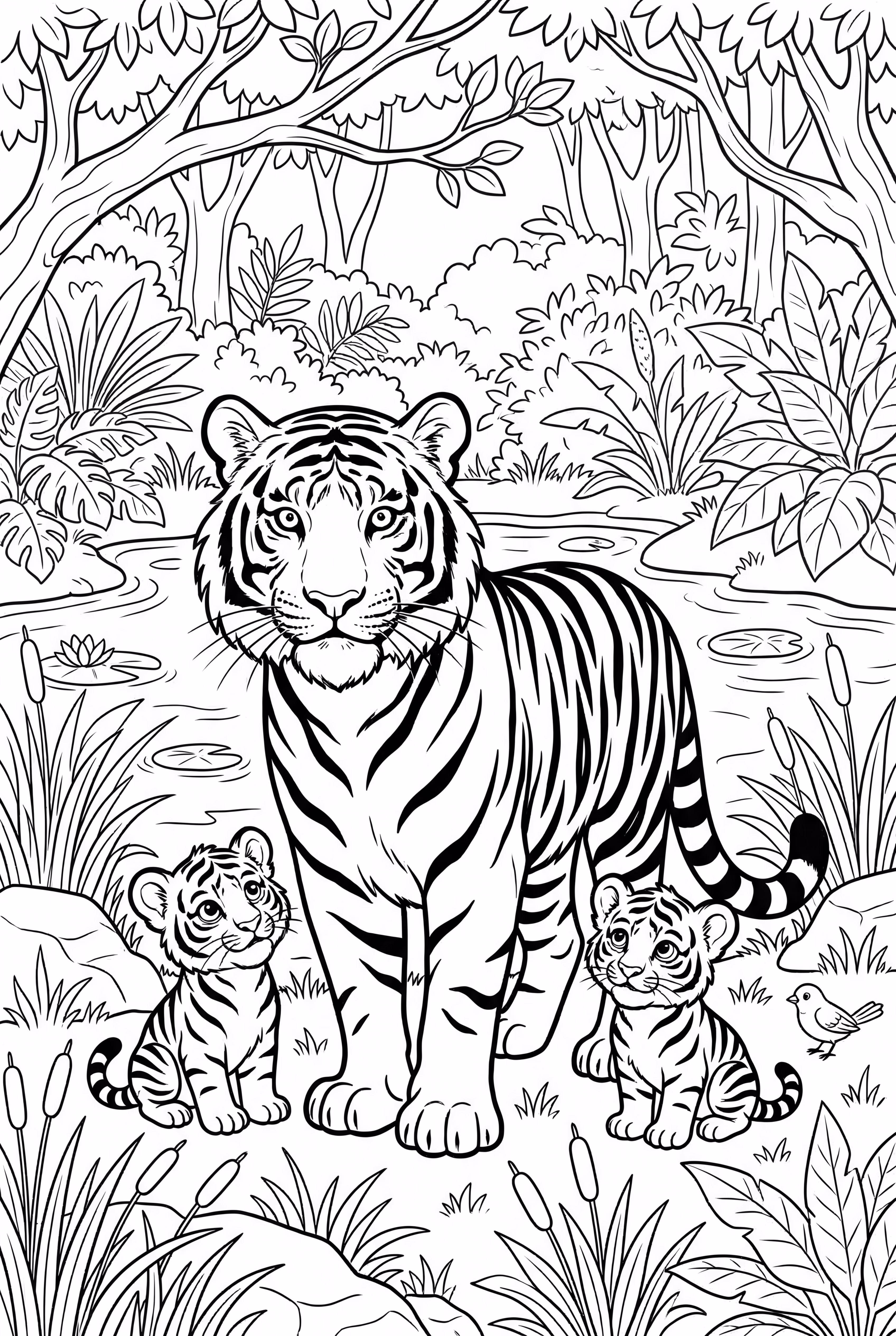 Tiger Family Scene-2