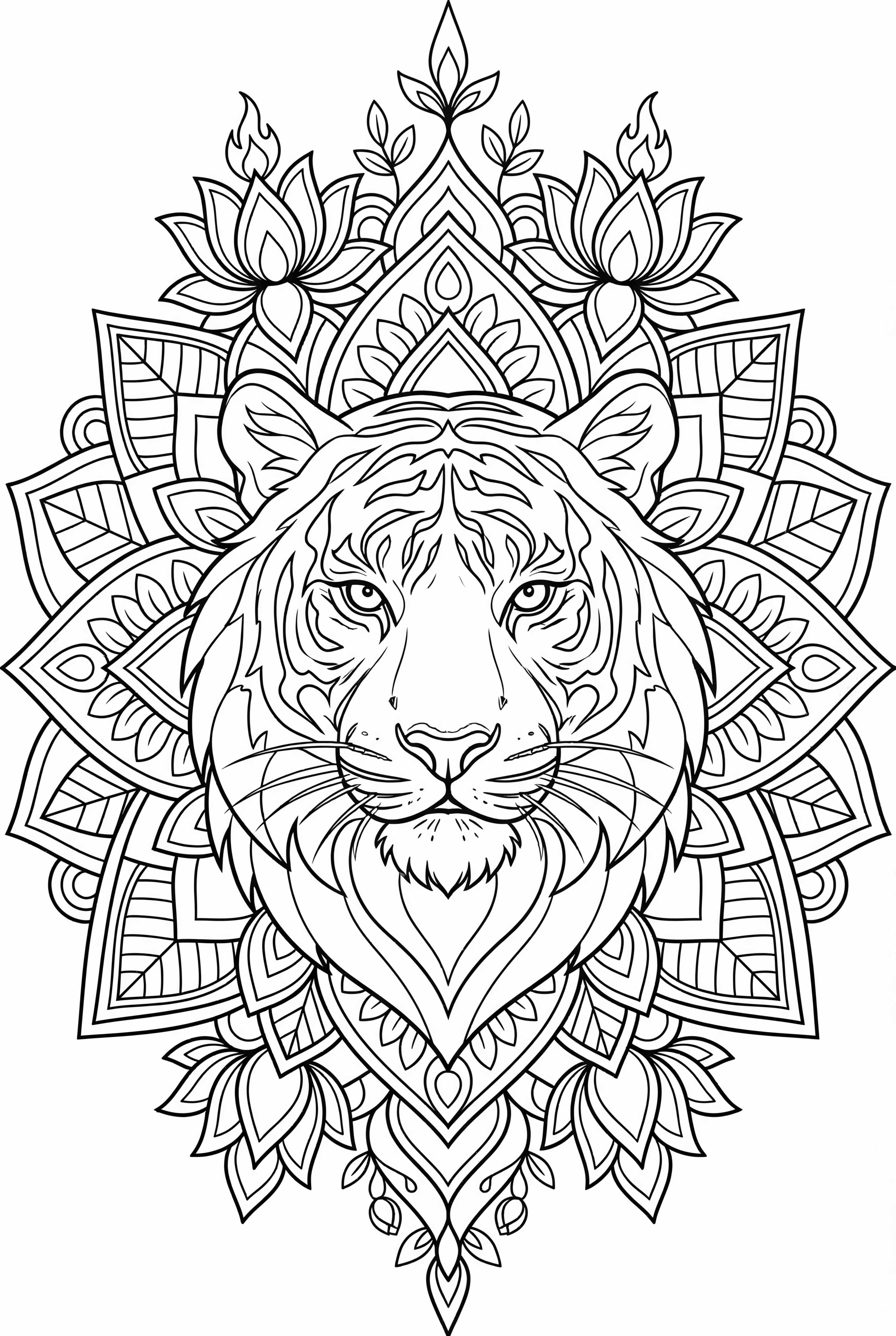 Art Mandala Tigre-2