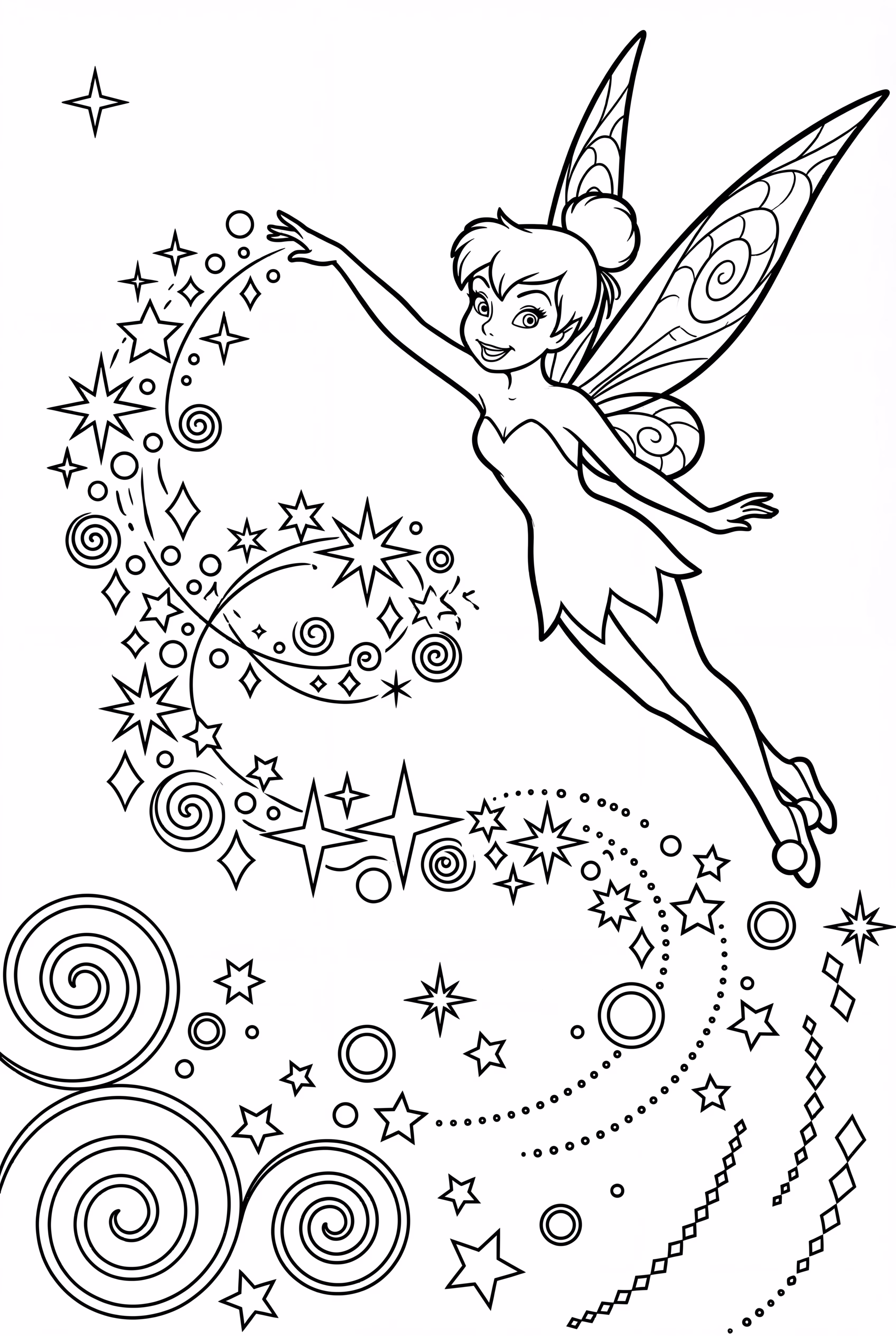tinkerbell creating a trail of sparkles-2