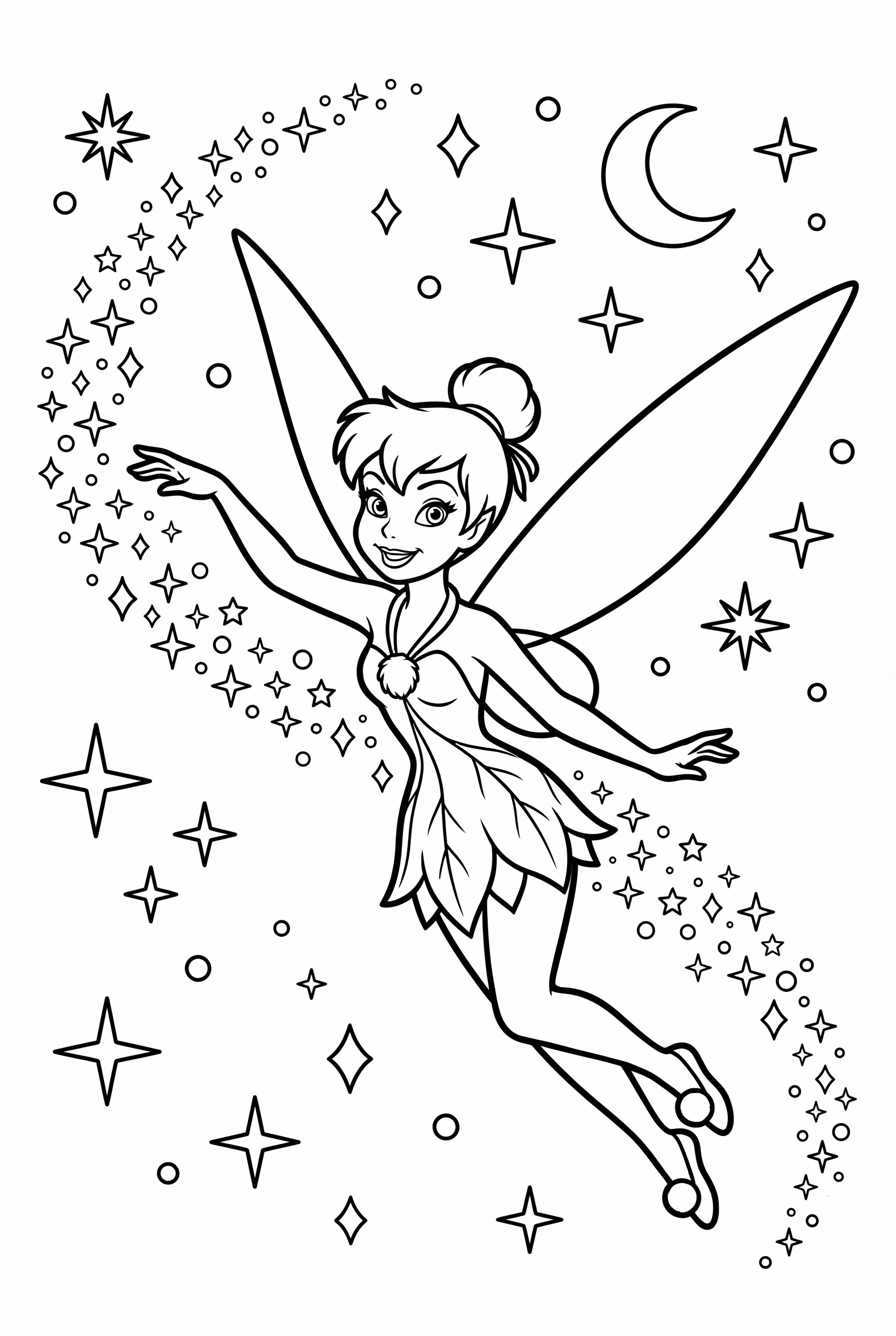 tinkerbell flying with sparkles-2