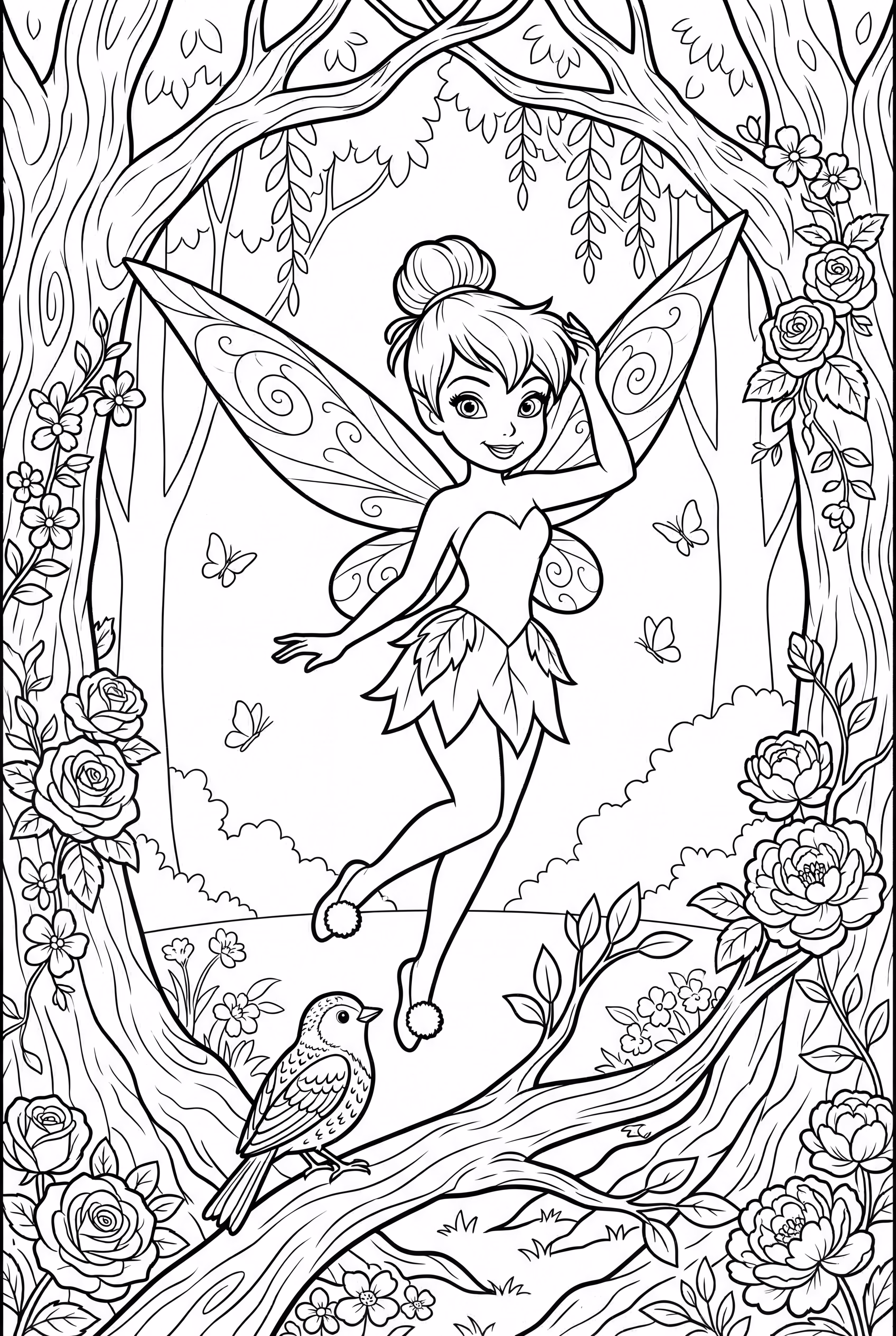 Clochette aide un petit oiseau perdu à retrouver son chemin vers sa maison