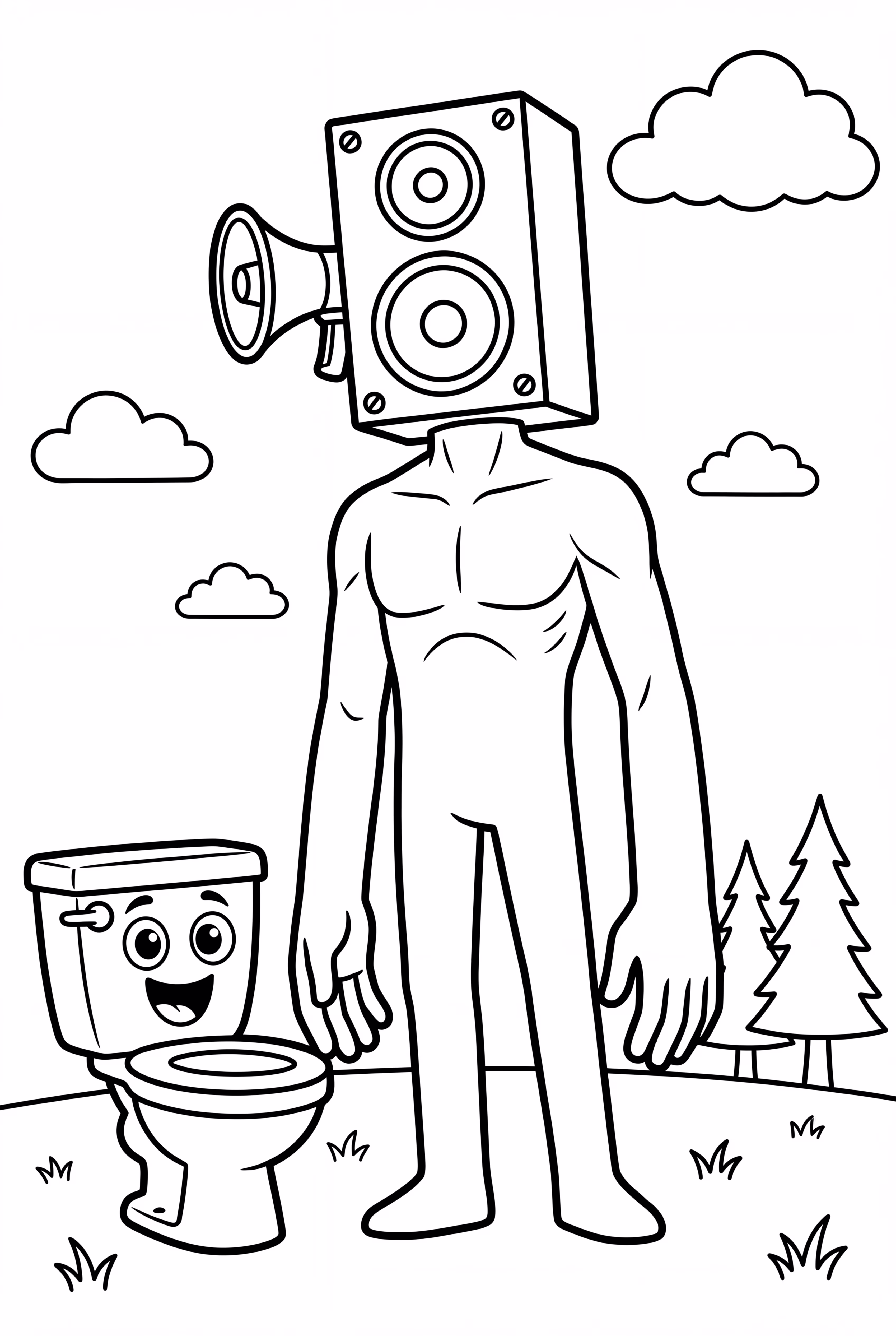 巨人音箱和Skibidi马桶