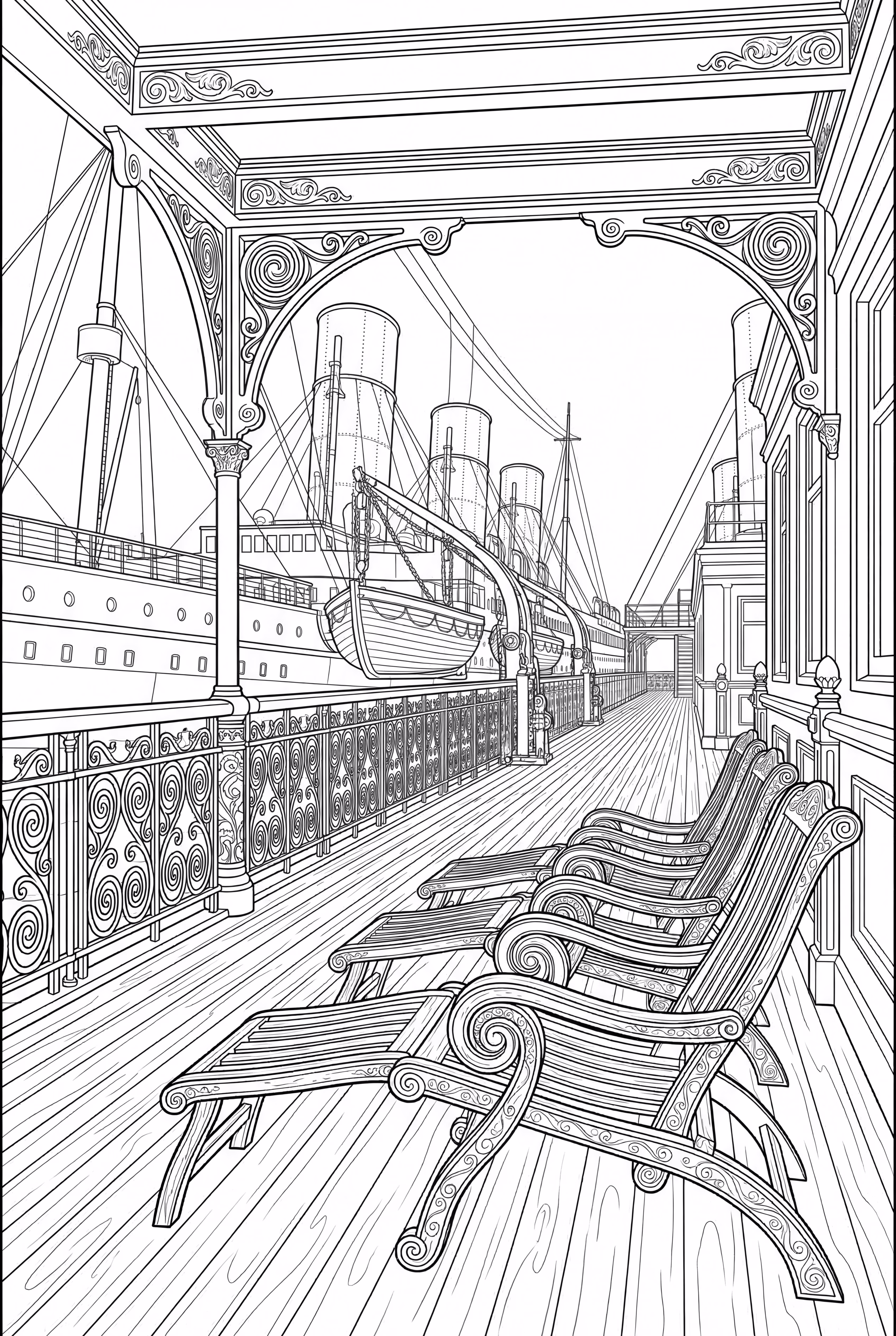 Chaises et Balustrades du Titanic