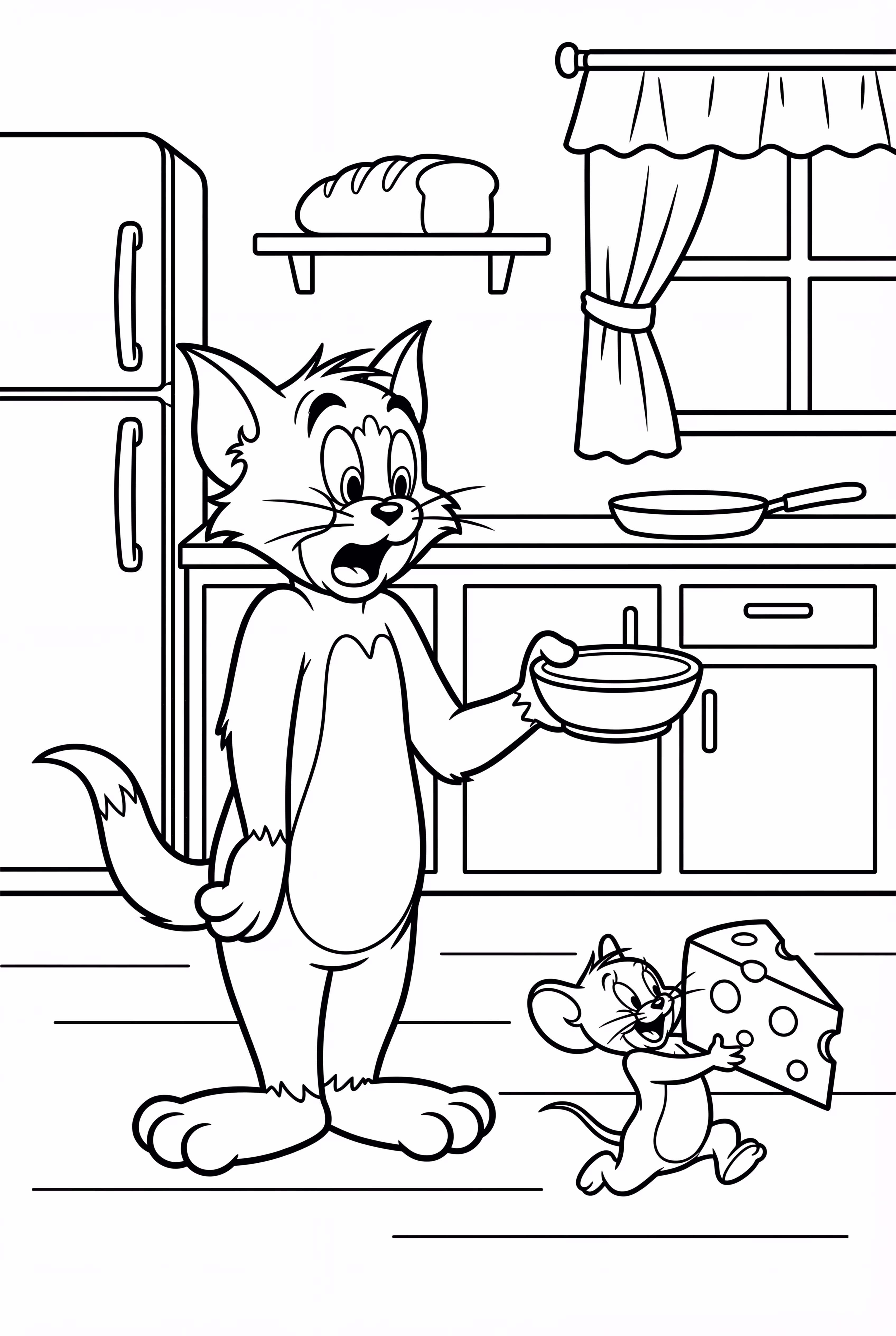 Tom And Jerry In The Kitchen