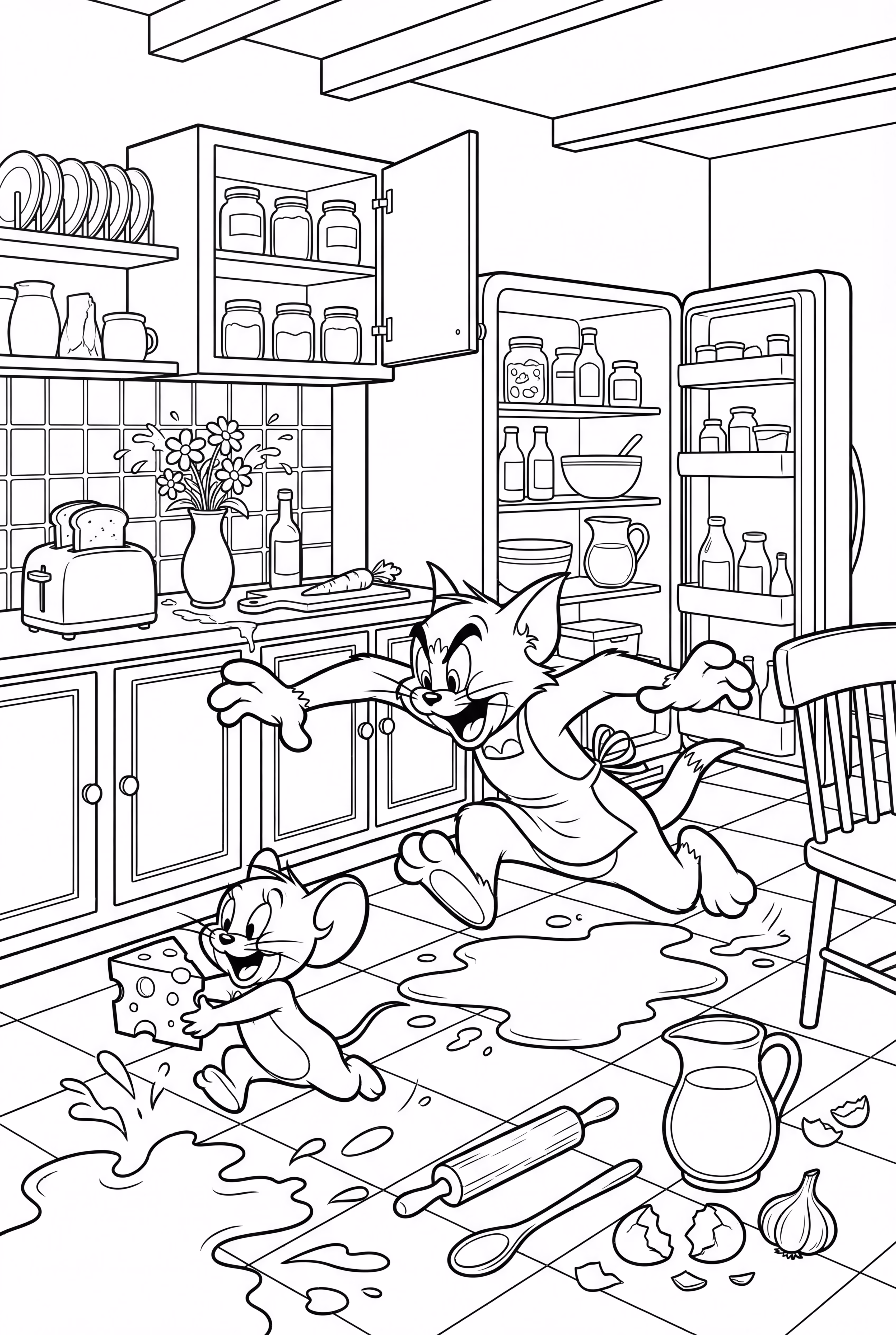 Tom And Jerry's Chaotic Kitchen Chase
