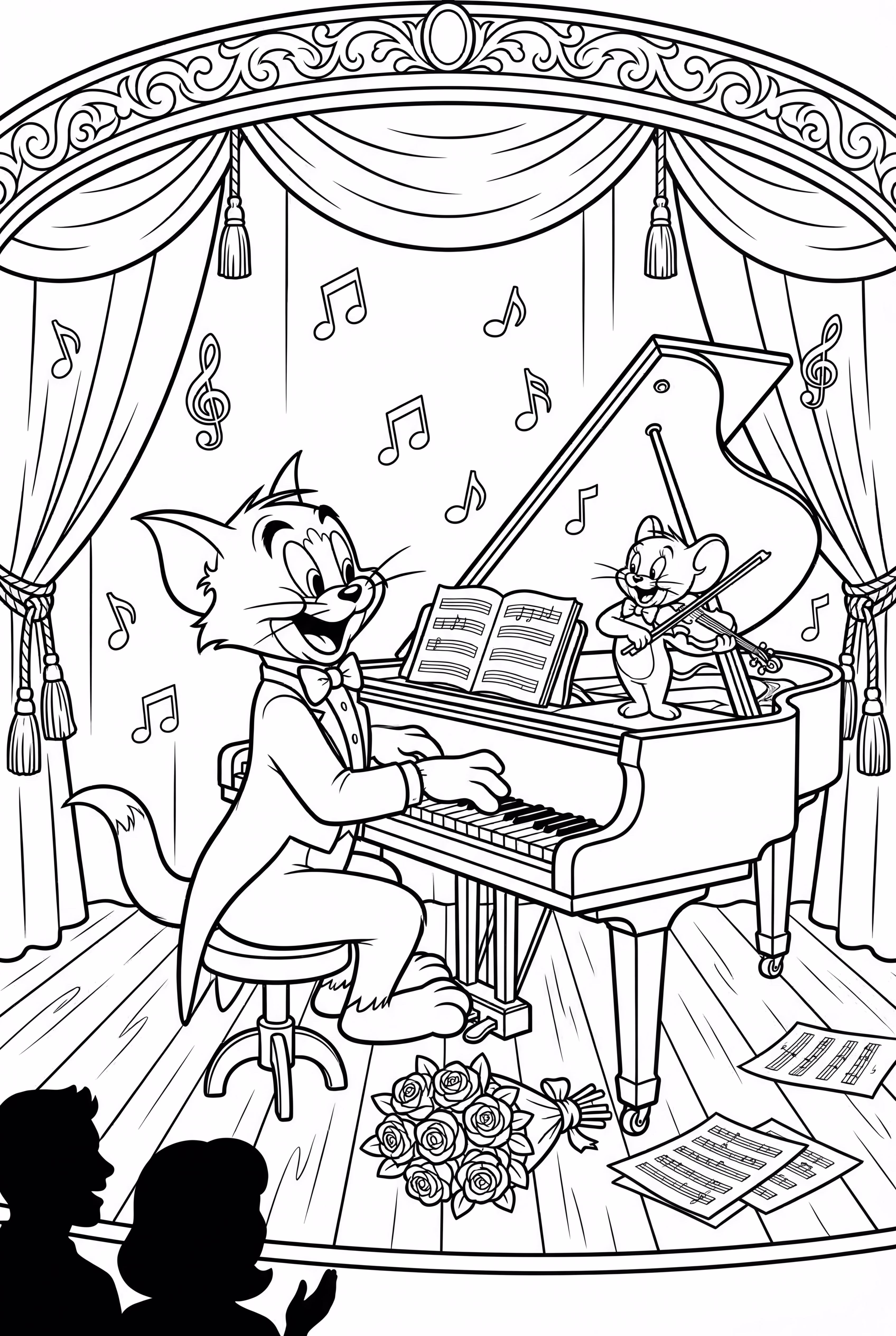 Tom And Jerry's Grand Piano Concert