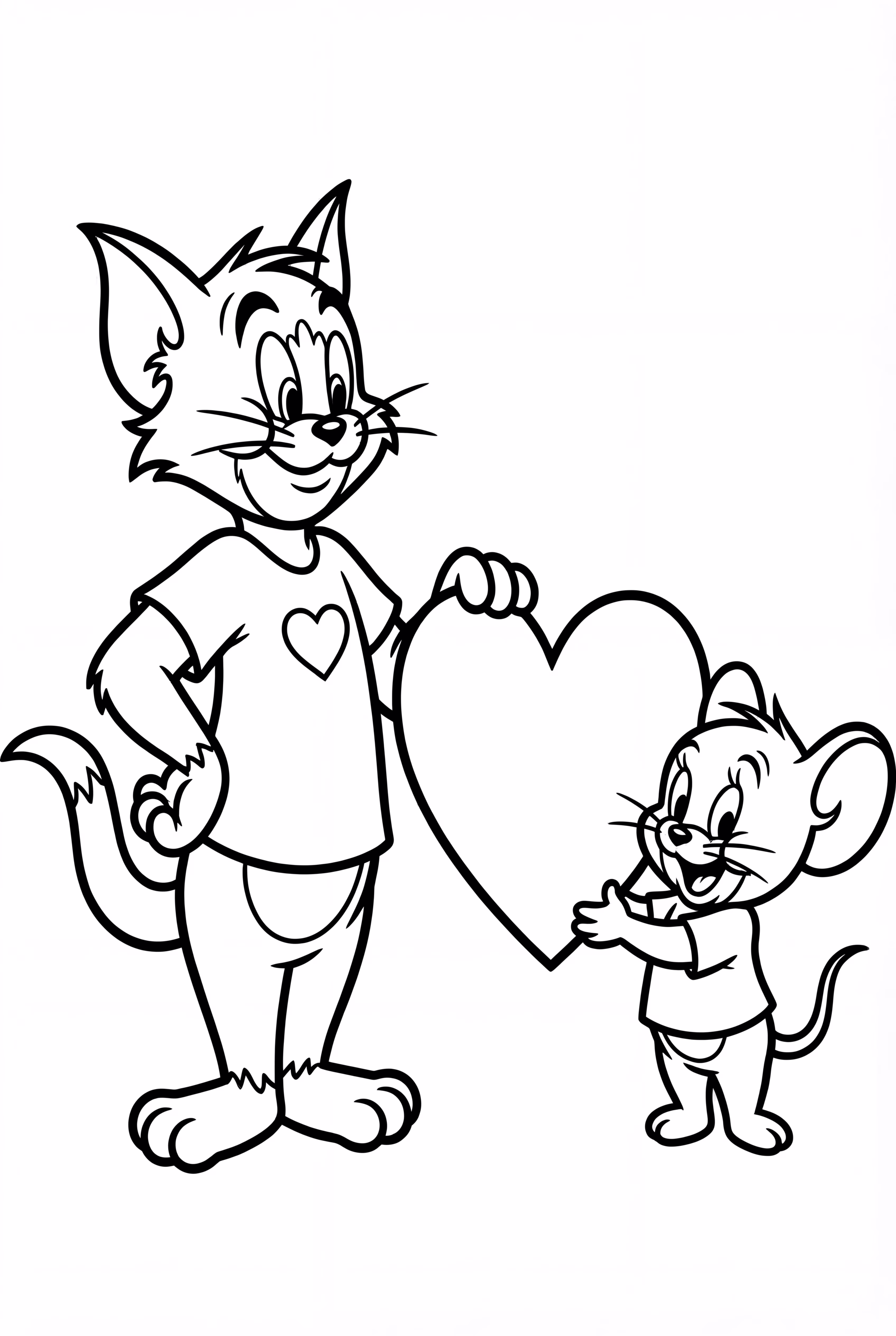 Tom And Jerry With A Big Heart