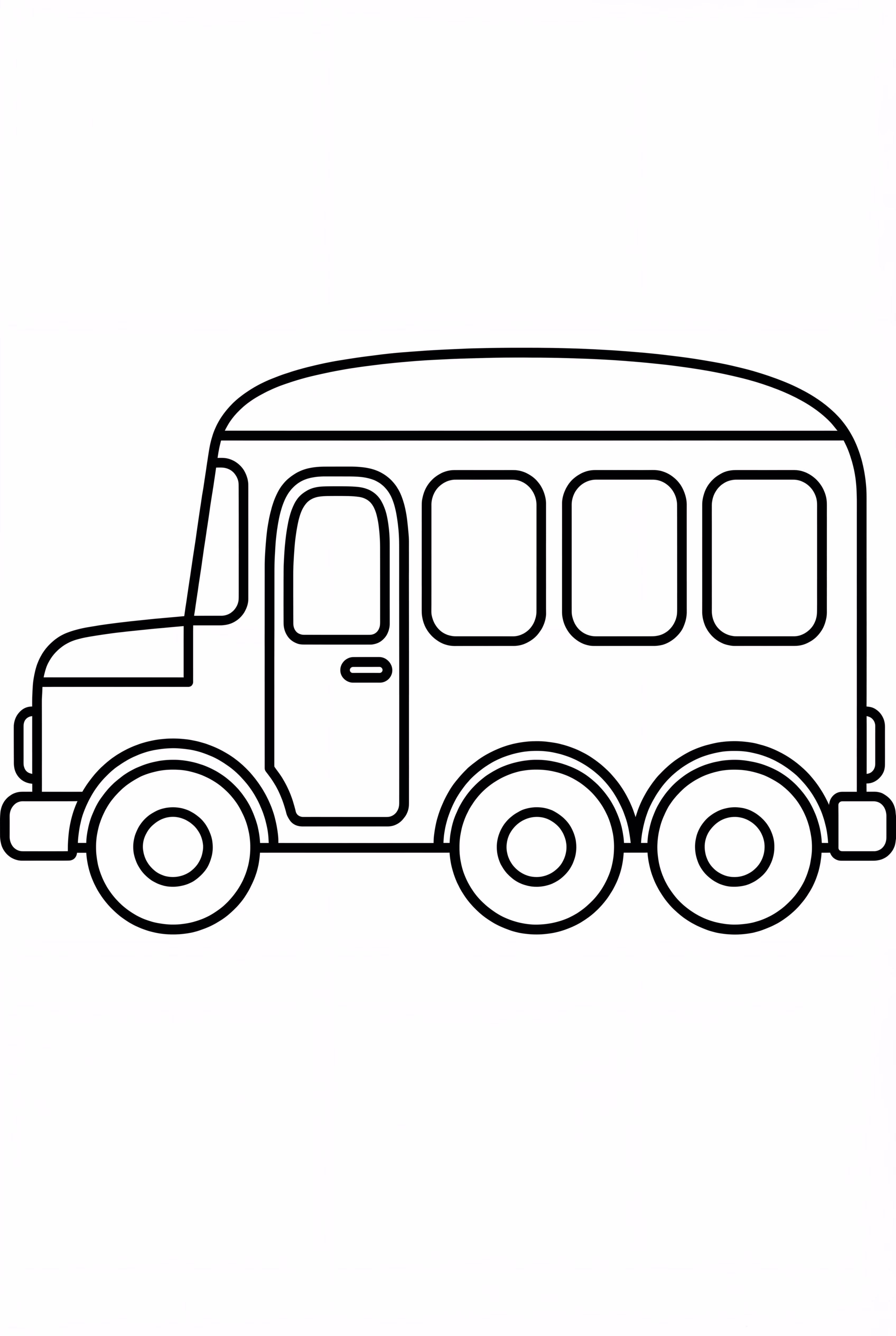 Toy School Bus on the Floor