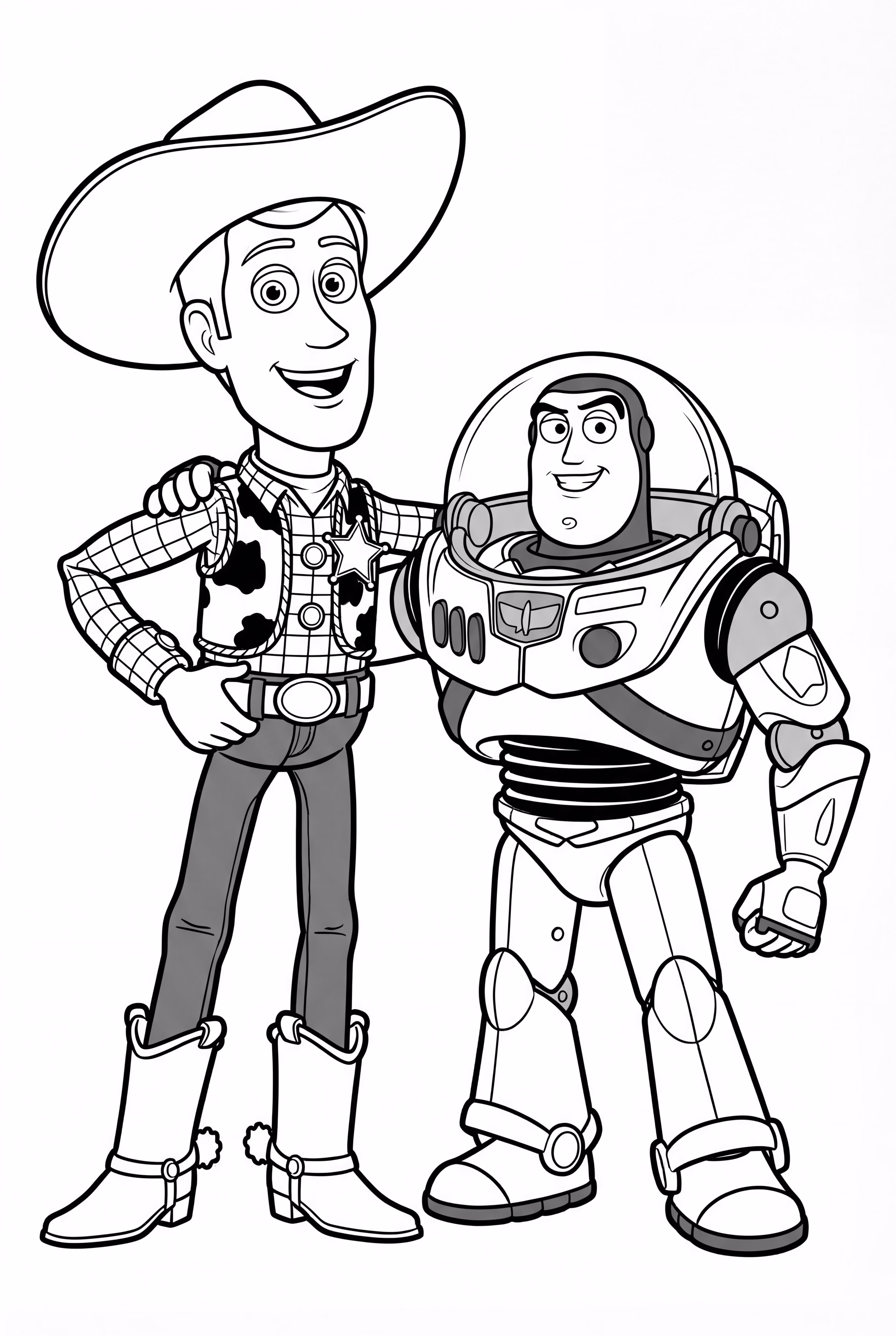 Toy Story Characters Celebrating Together