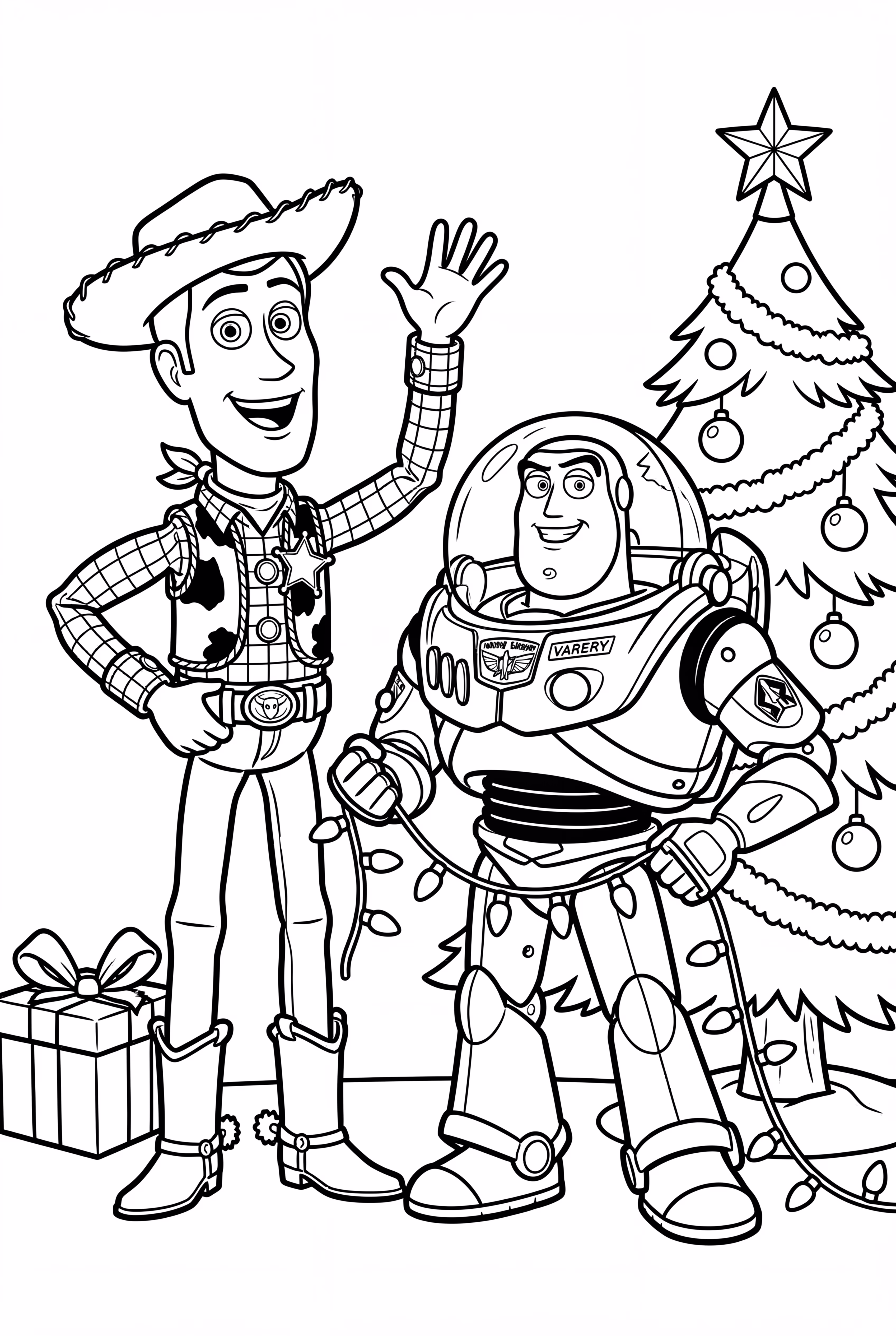 Toy Story Charaktere dekorieren für Weihnachten