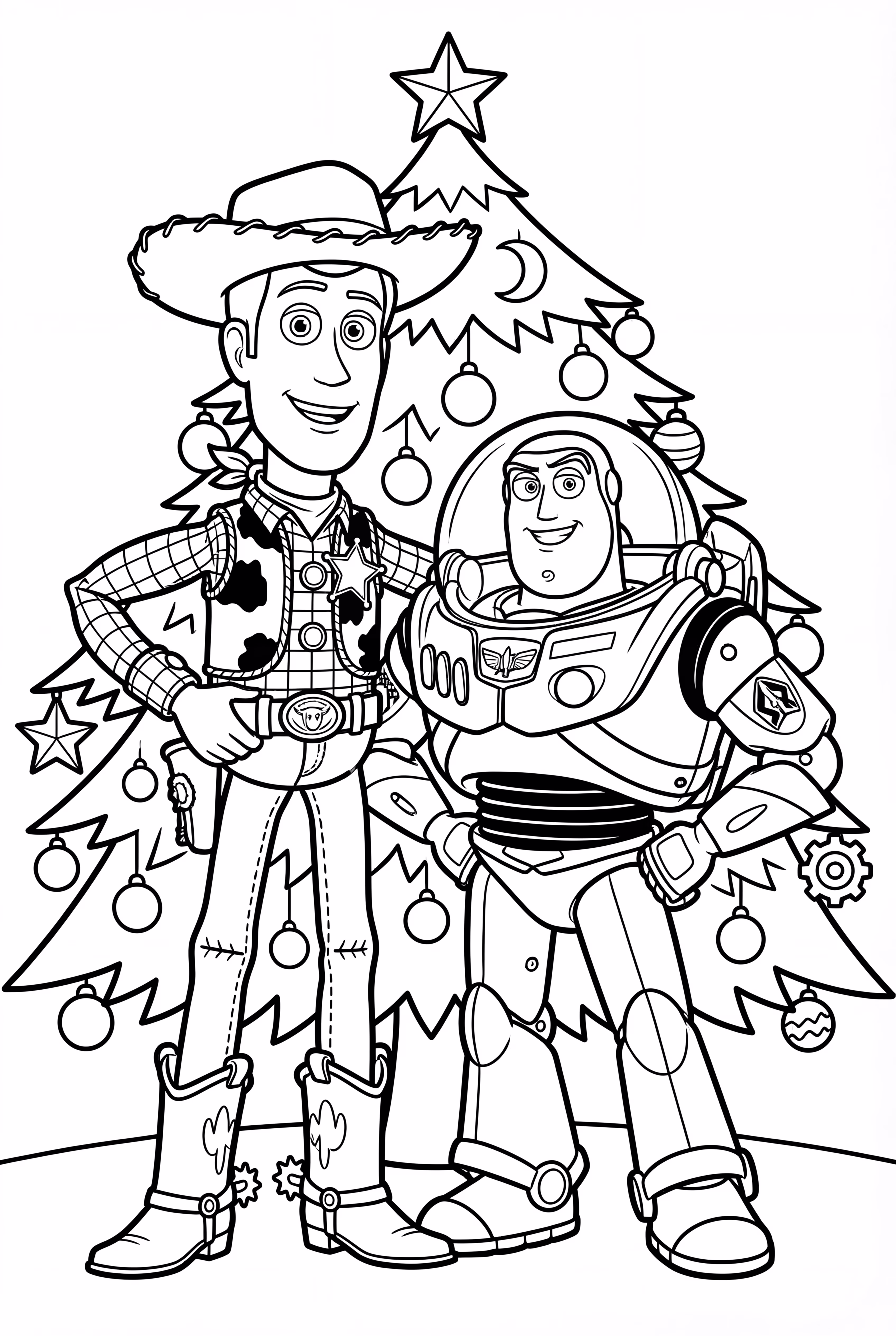 토이 스토리 크리스마스와 우디와 버즈