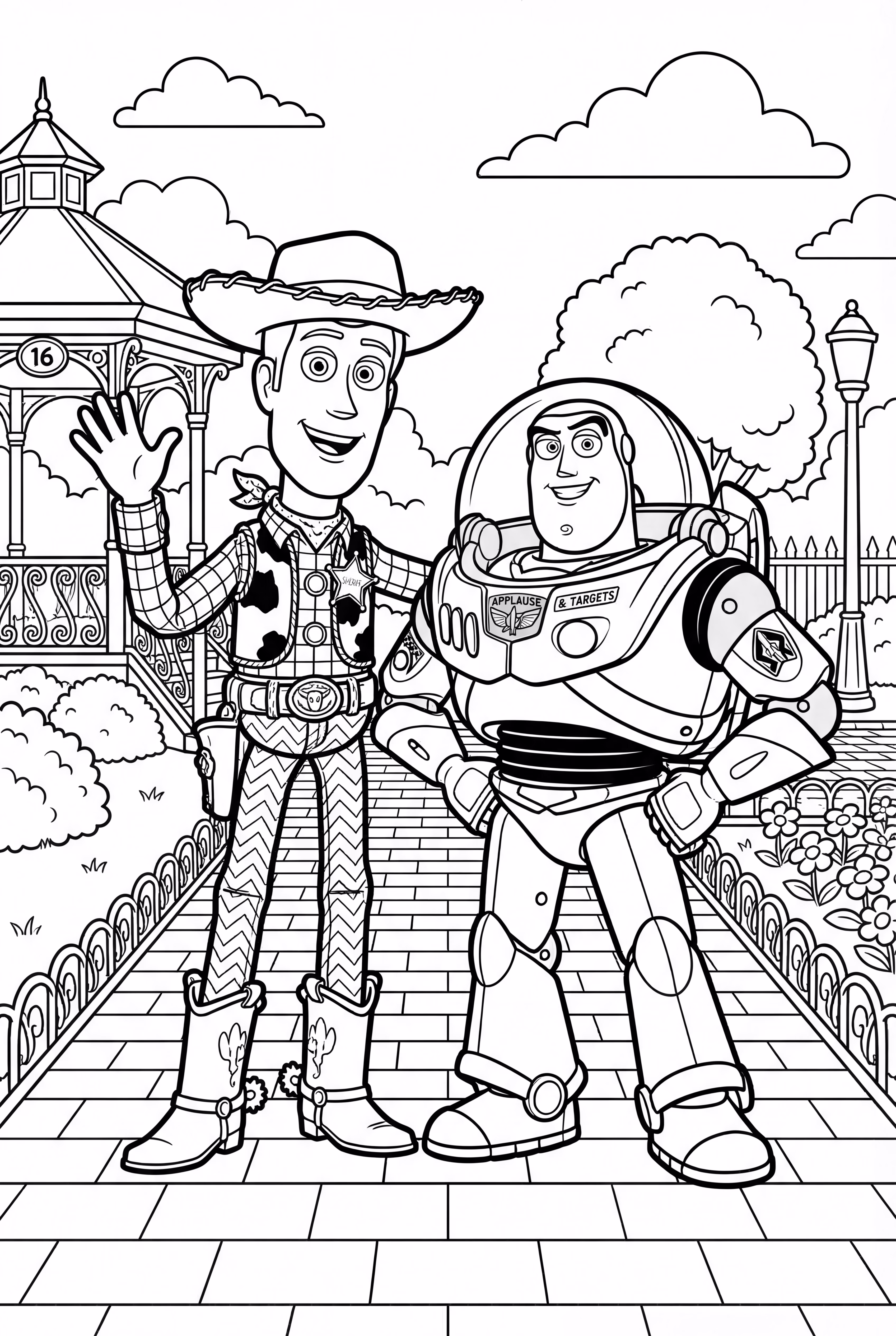 Toy Story Friends Playing in the Park