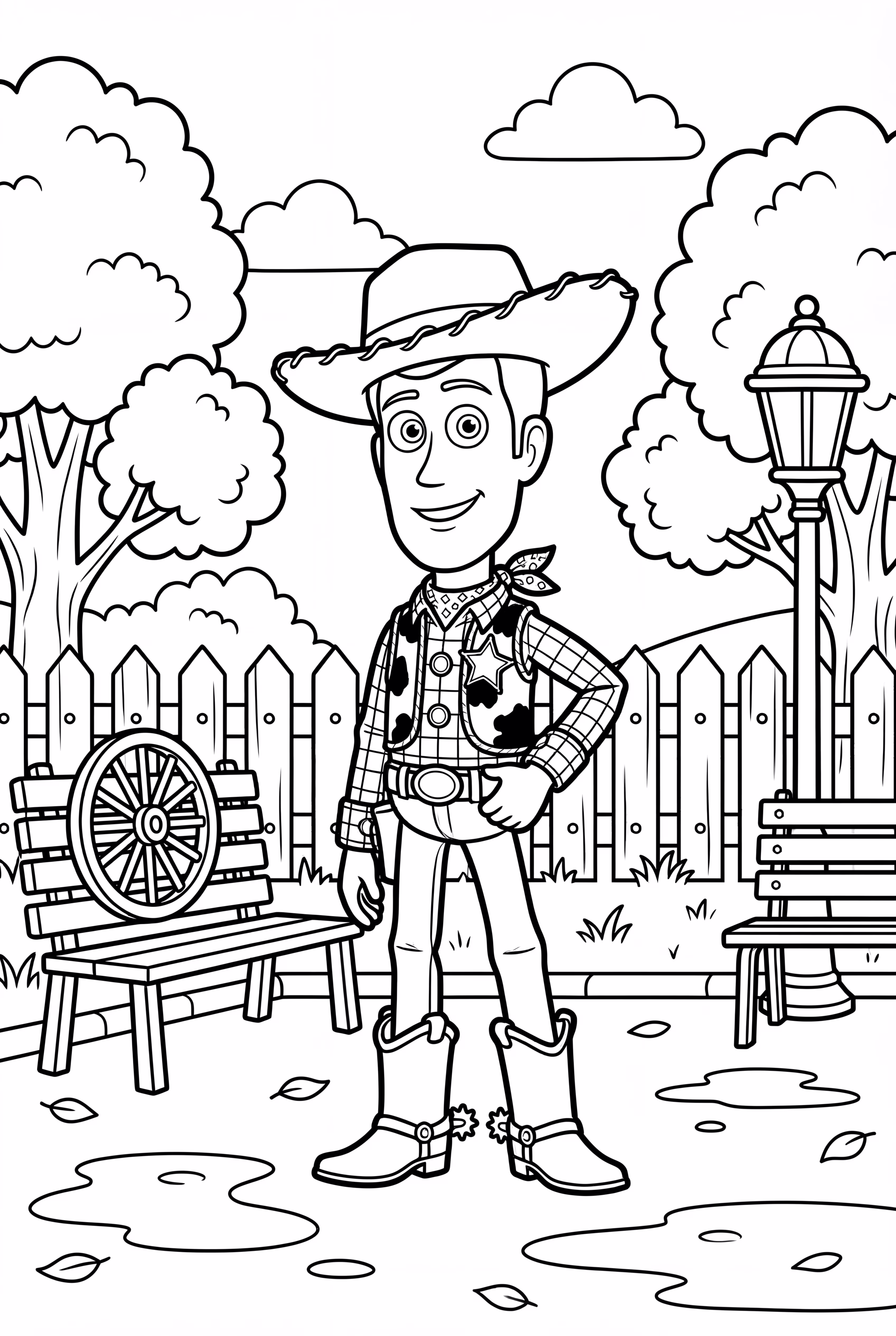 玩具总动员朋友们在公园玩耍-2