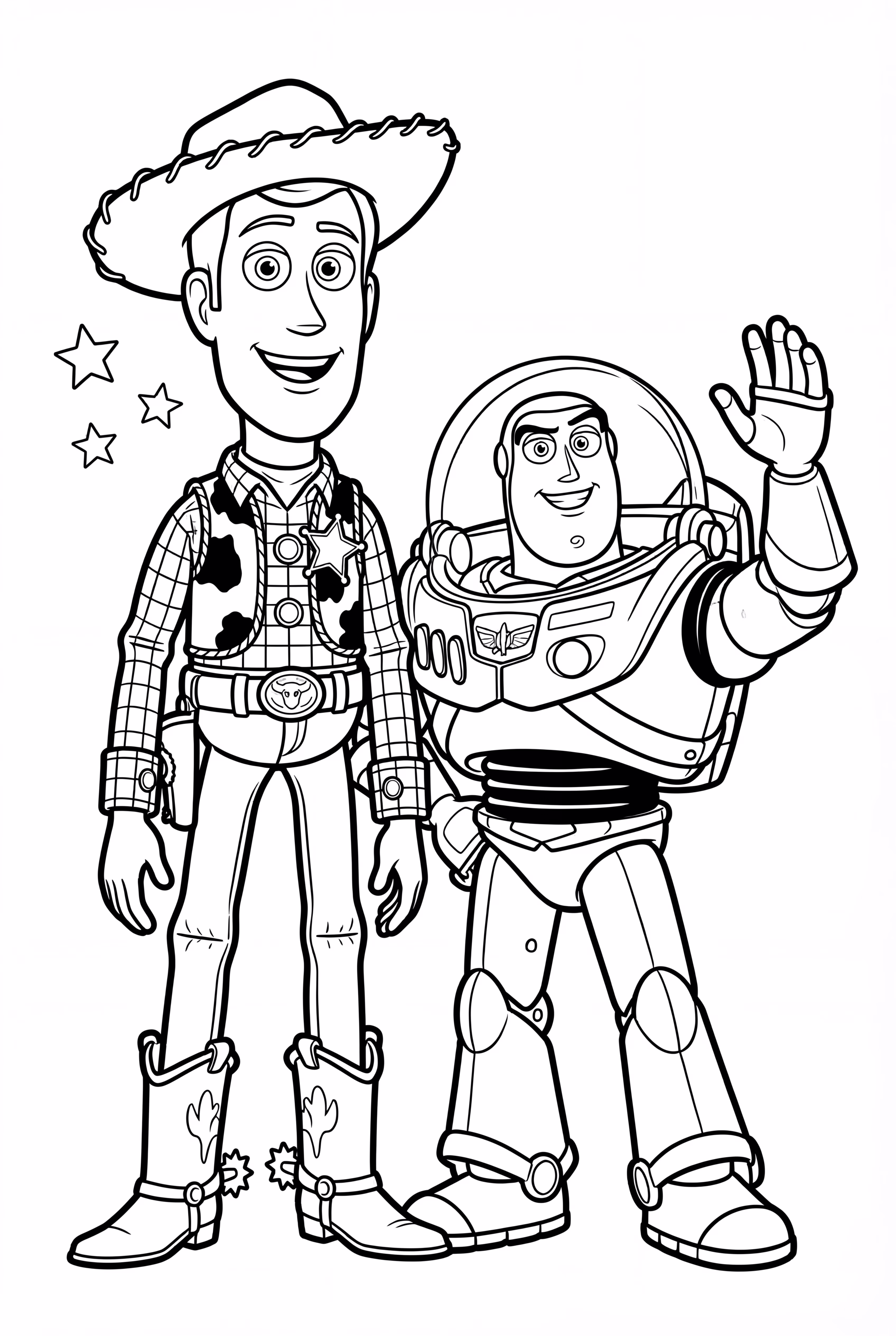 토이 스토리 친구들이 공원에서 노는 모습