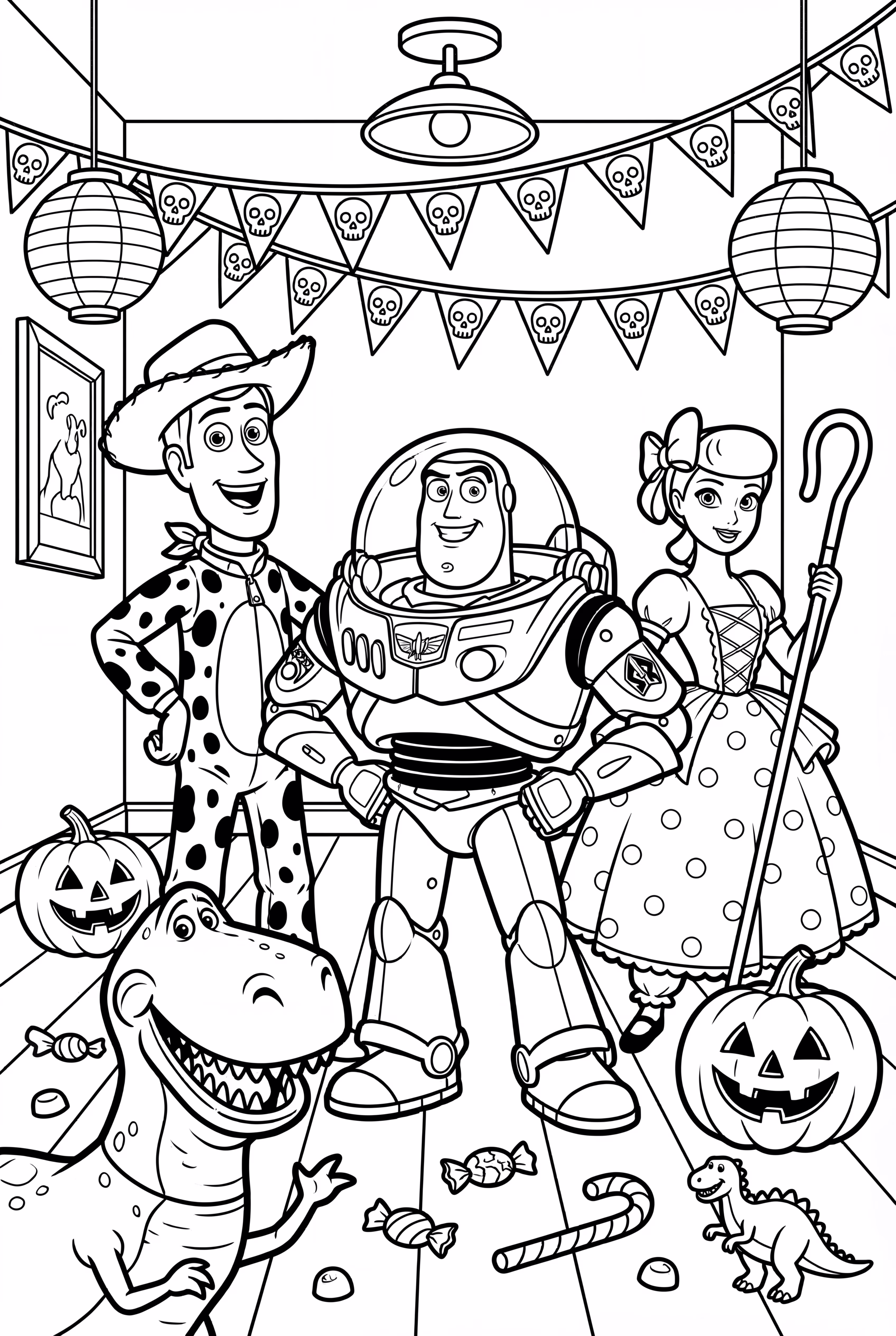 玩具总动员万圣节服装派对乐趣