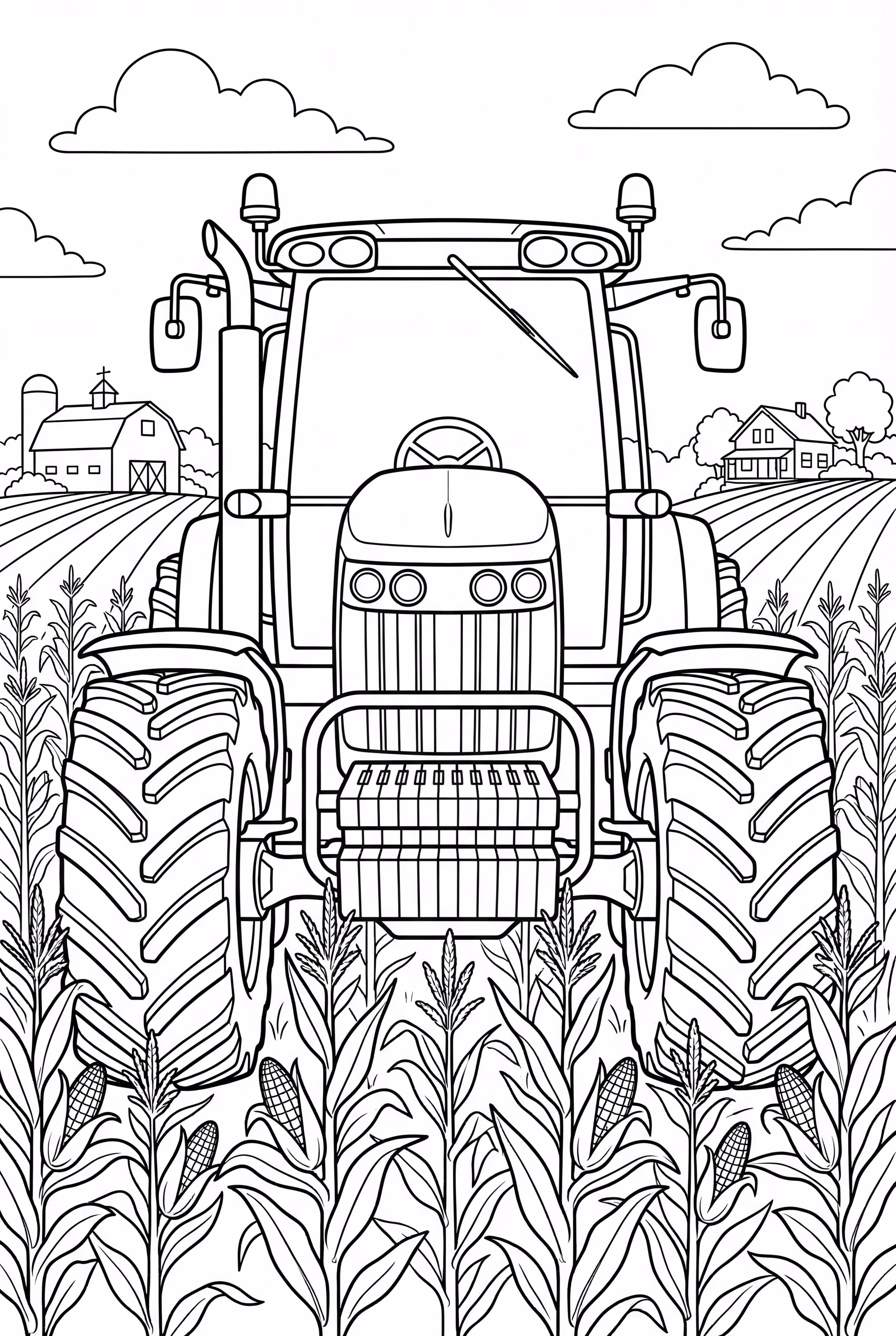 拖拉机丰收时刻