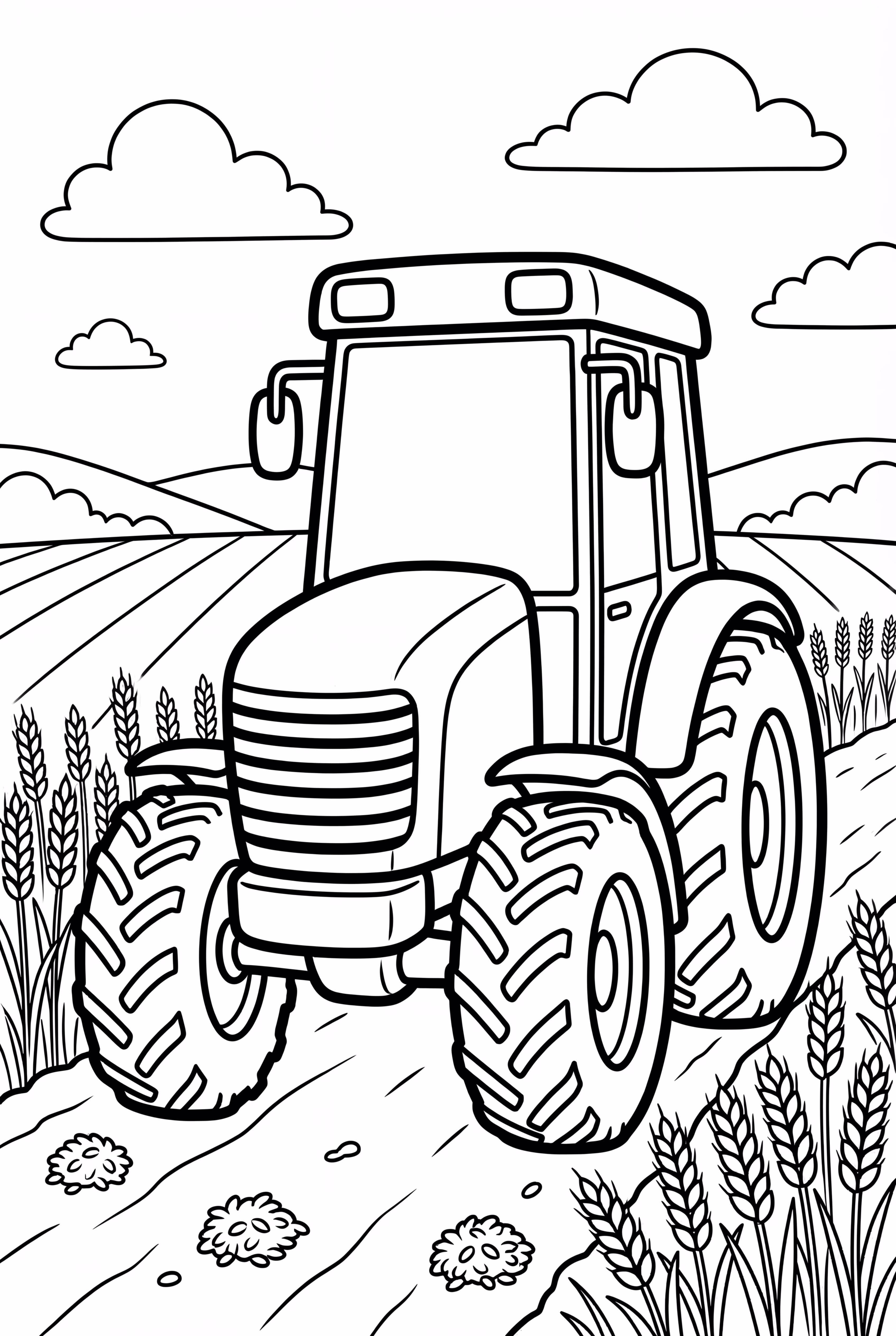 Tractor Harvest Time