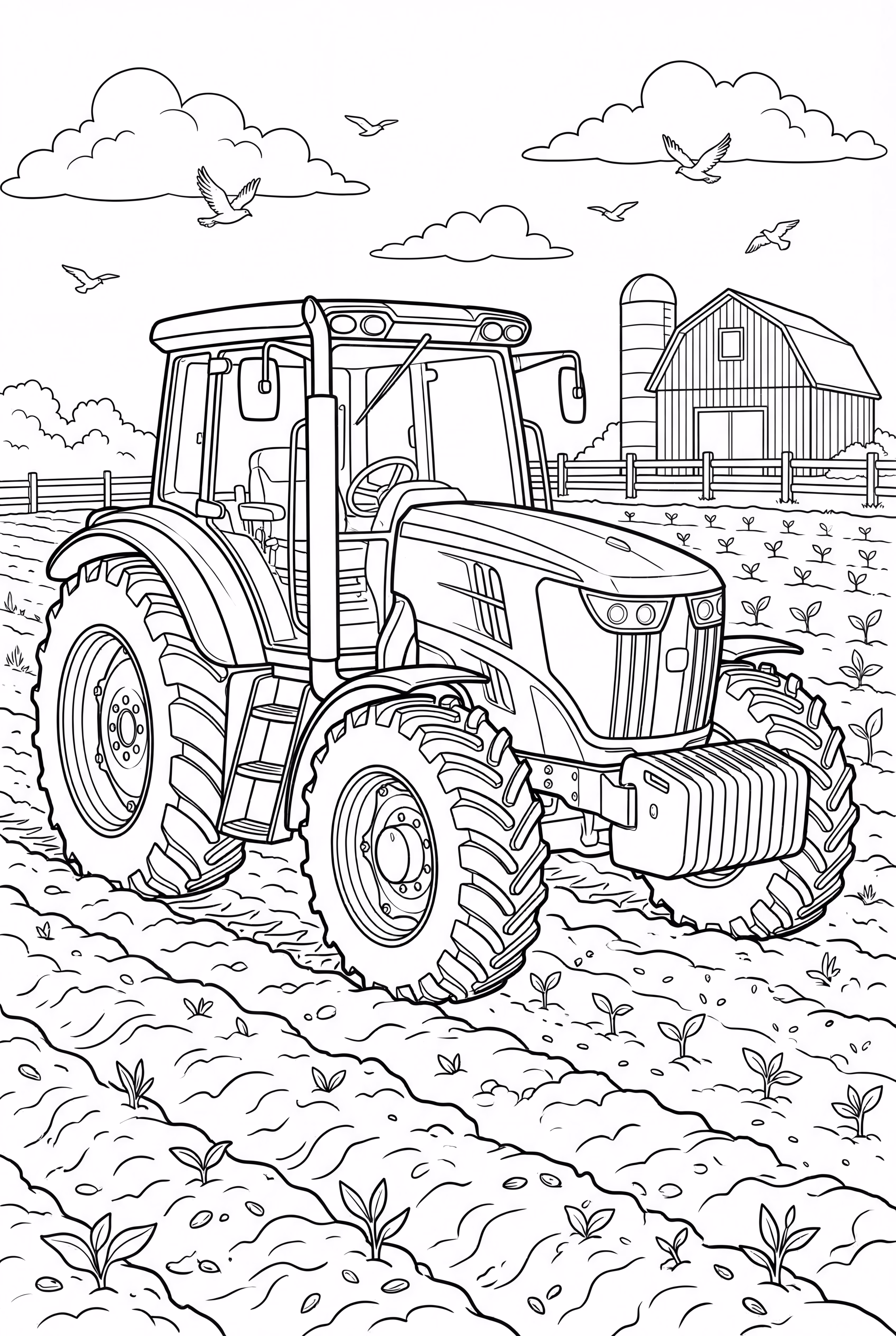 拖拉机春季工作