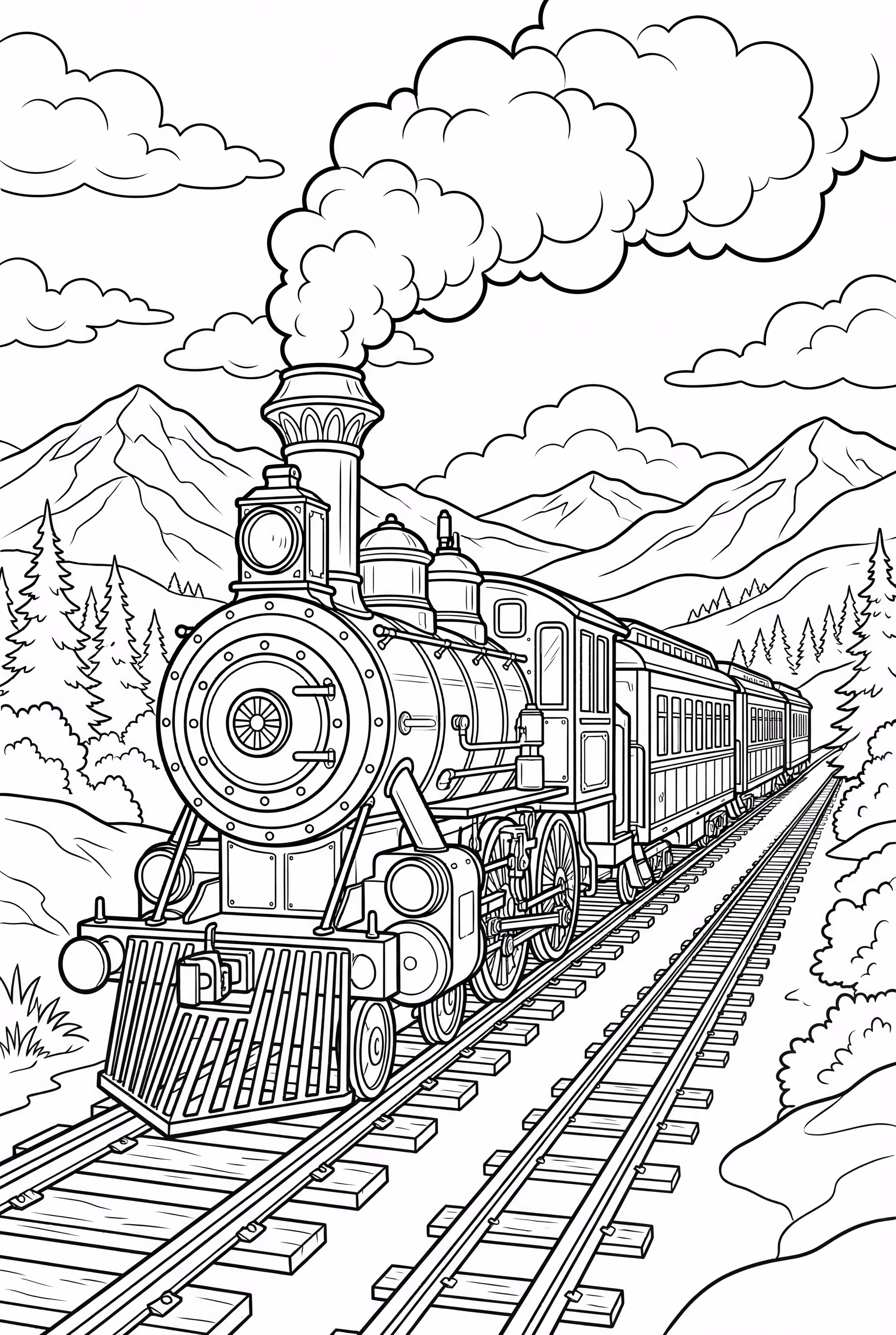 train sur une voie droite-2