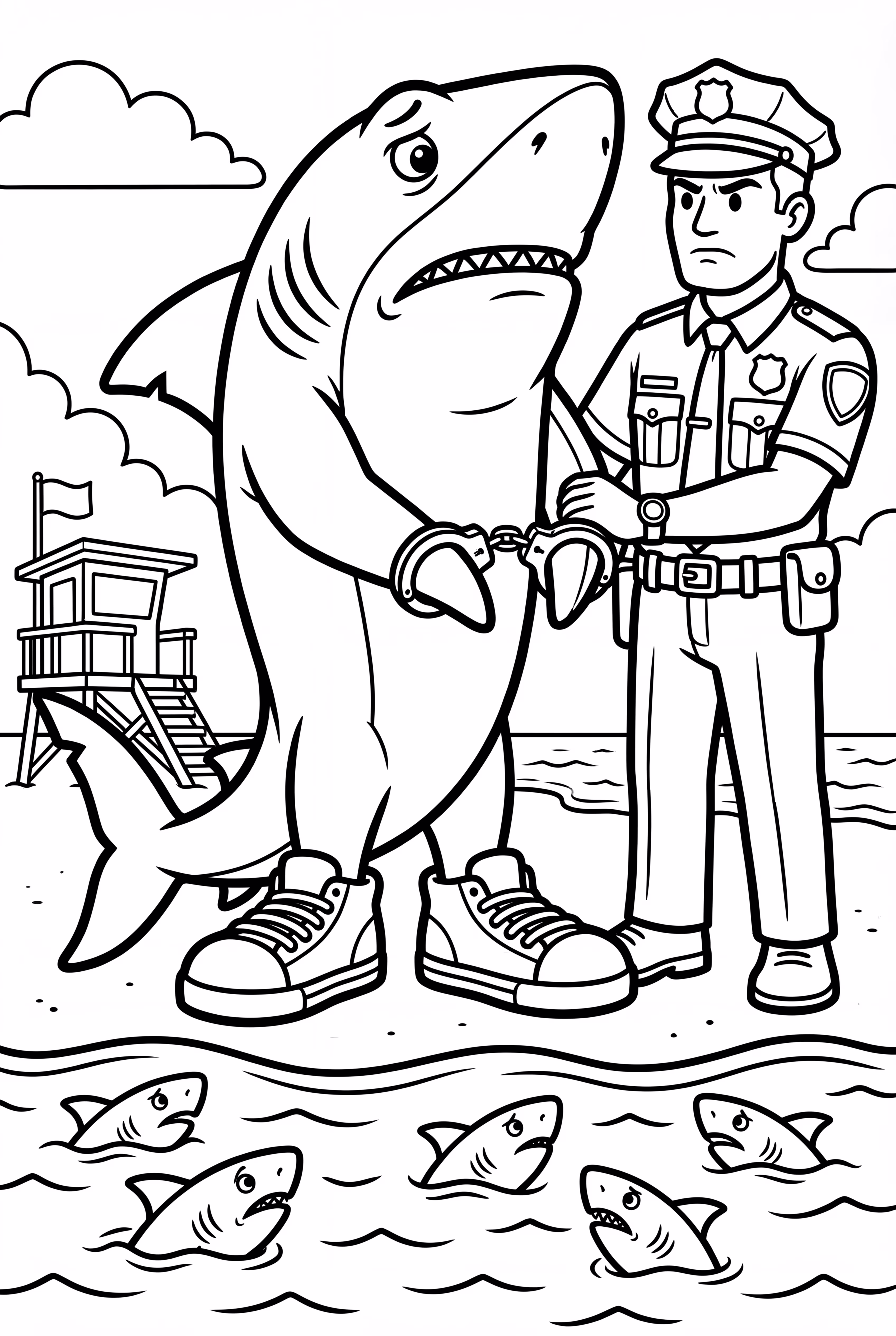 Tralalero Tralala Caught by Police