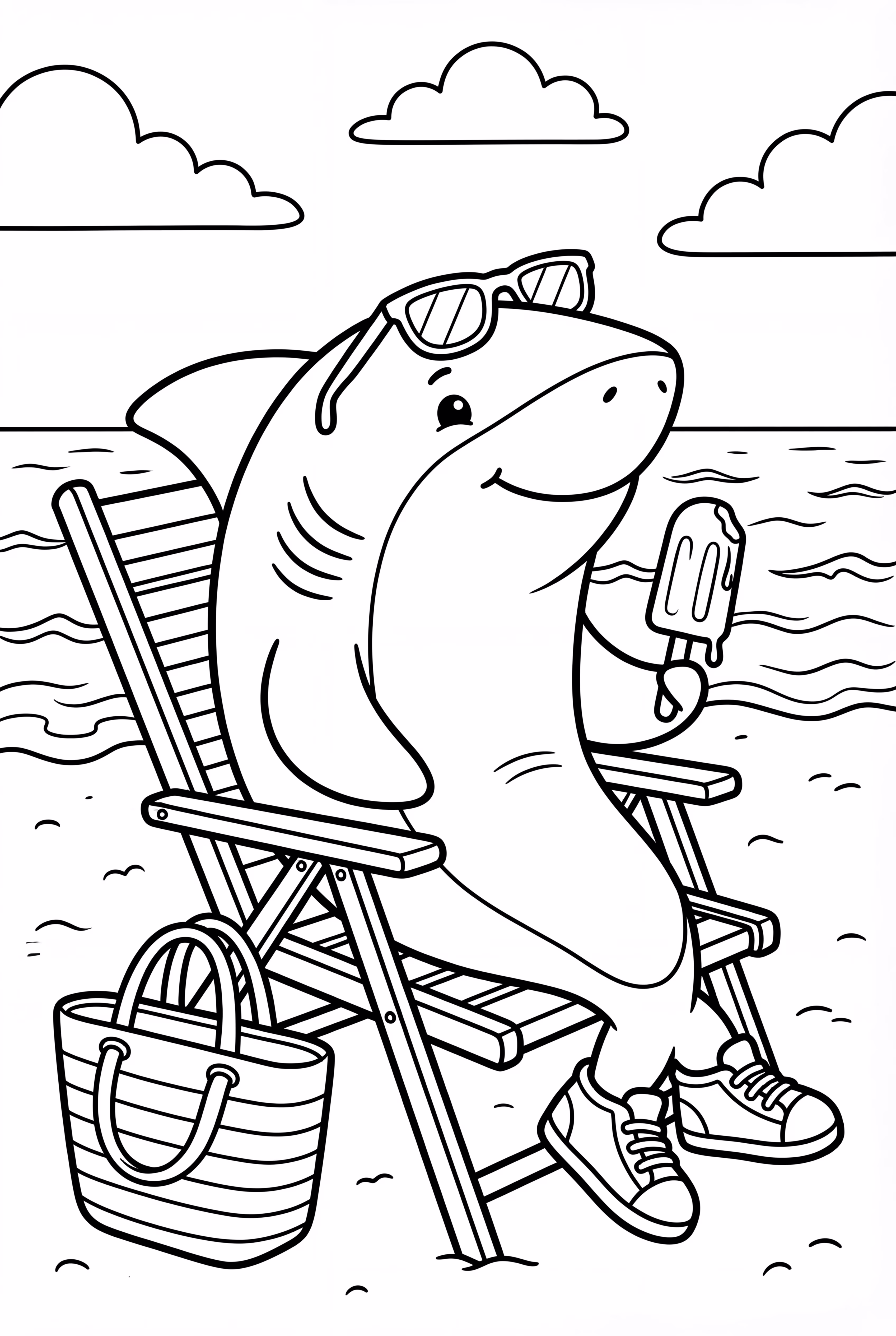 Tralalero Tralala Sitting on Chair