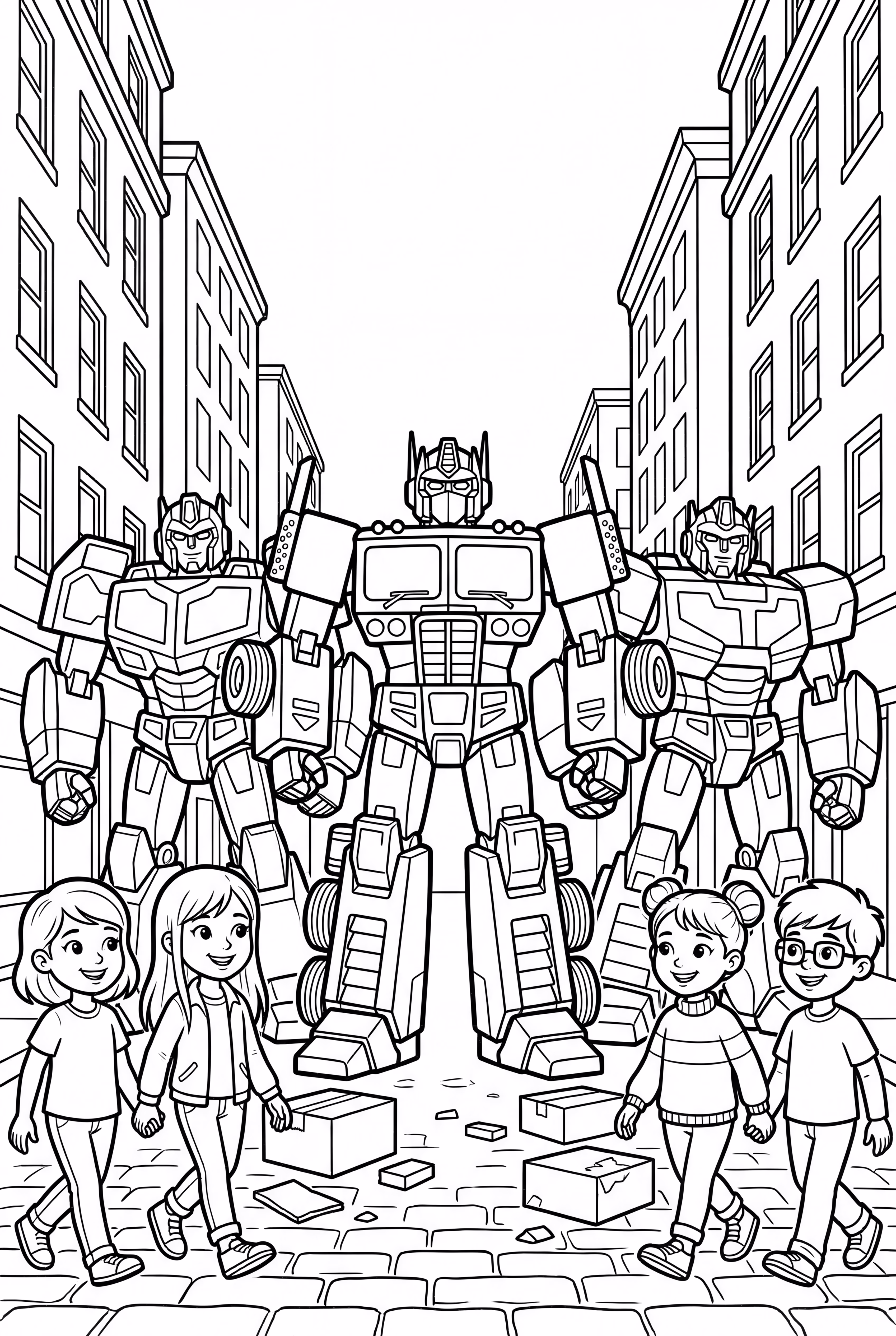 Transformers Robots in Disguise Saving Civilians-2