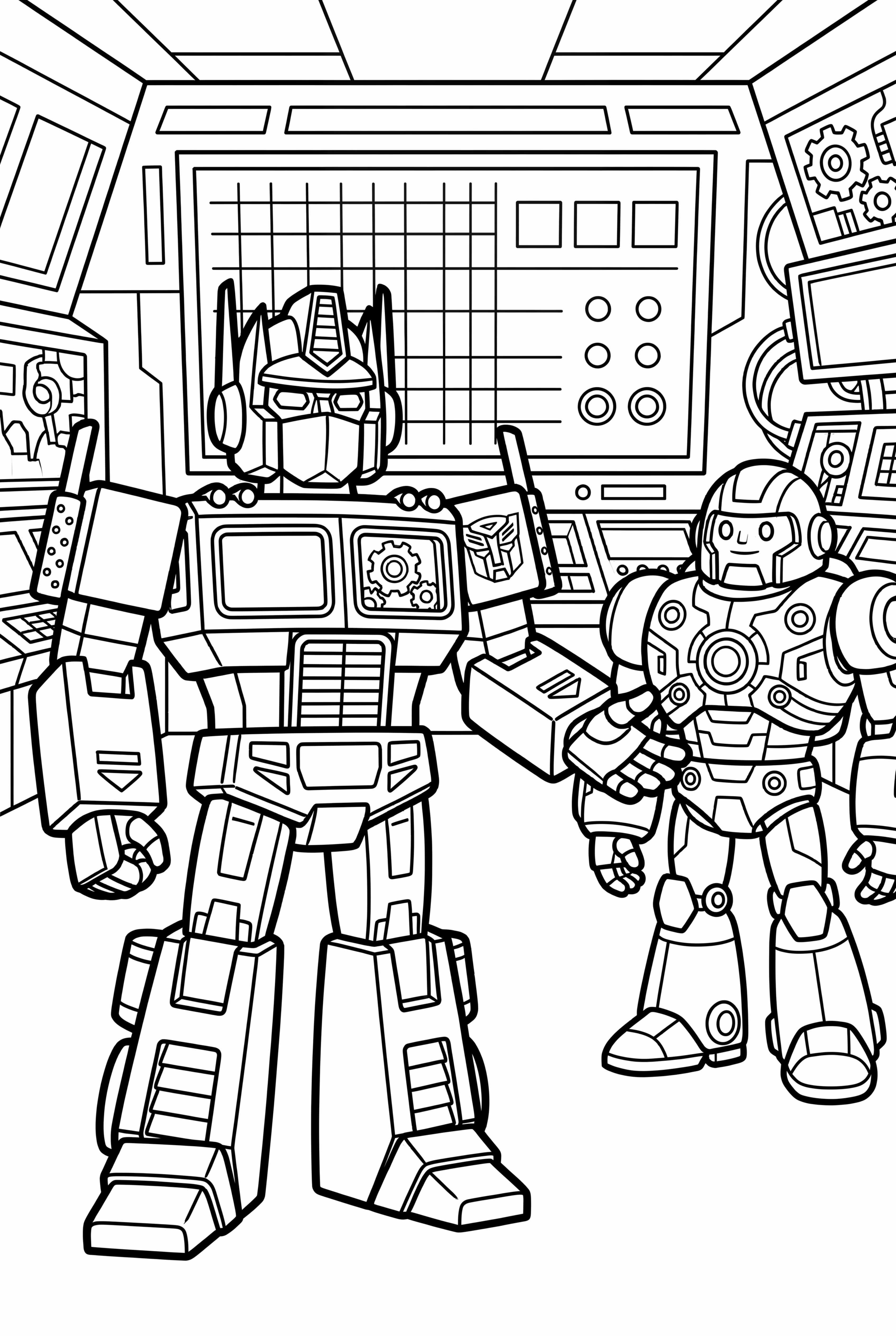 Transformers Team Forming a Strategy