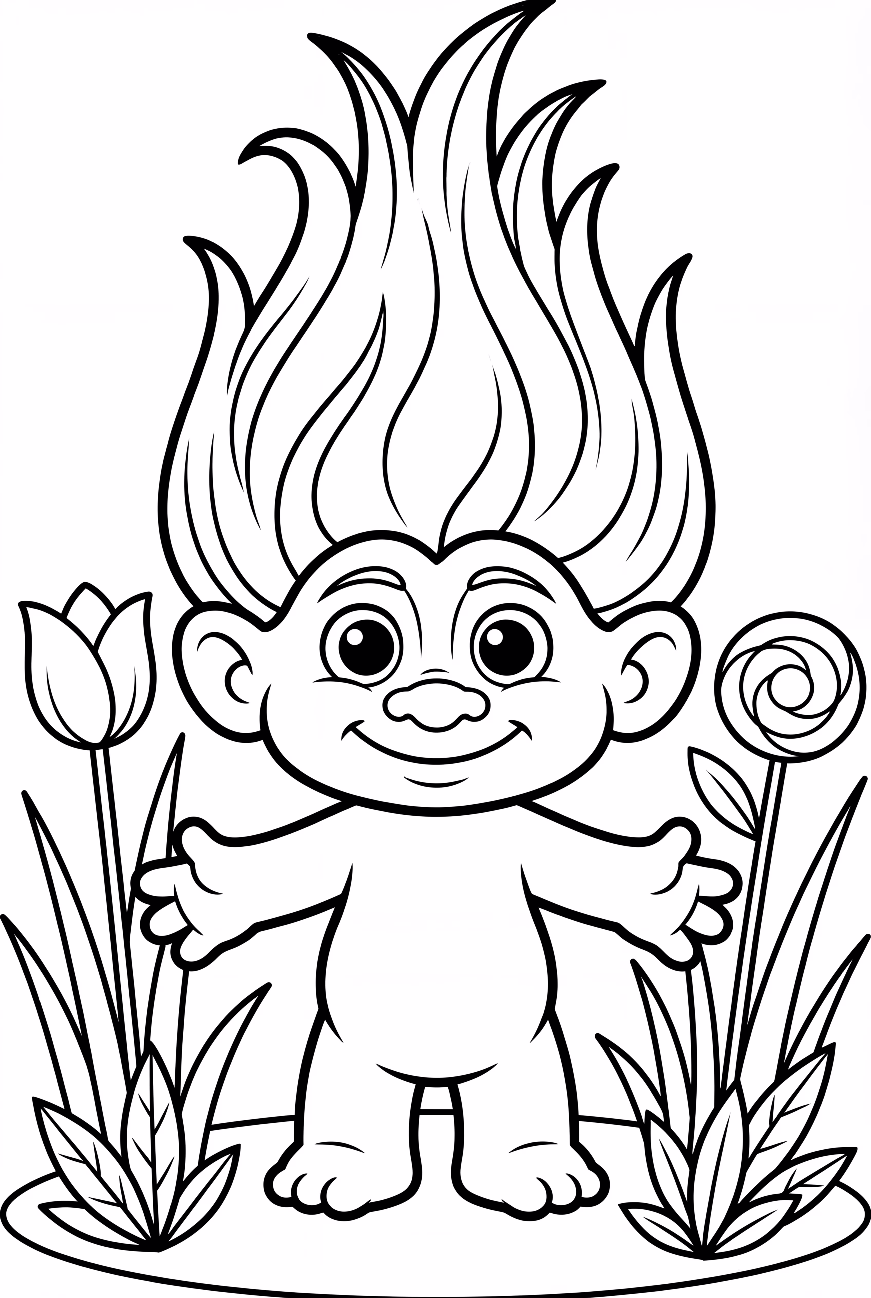 巨魔拥抱时光花田